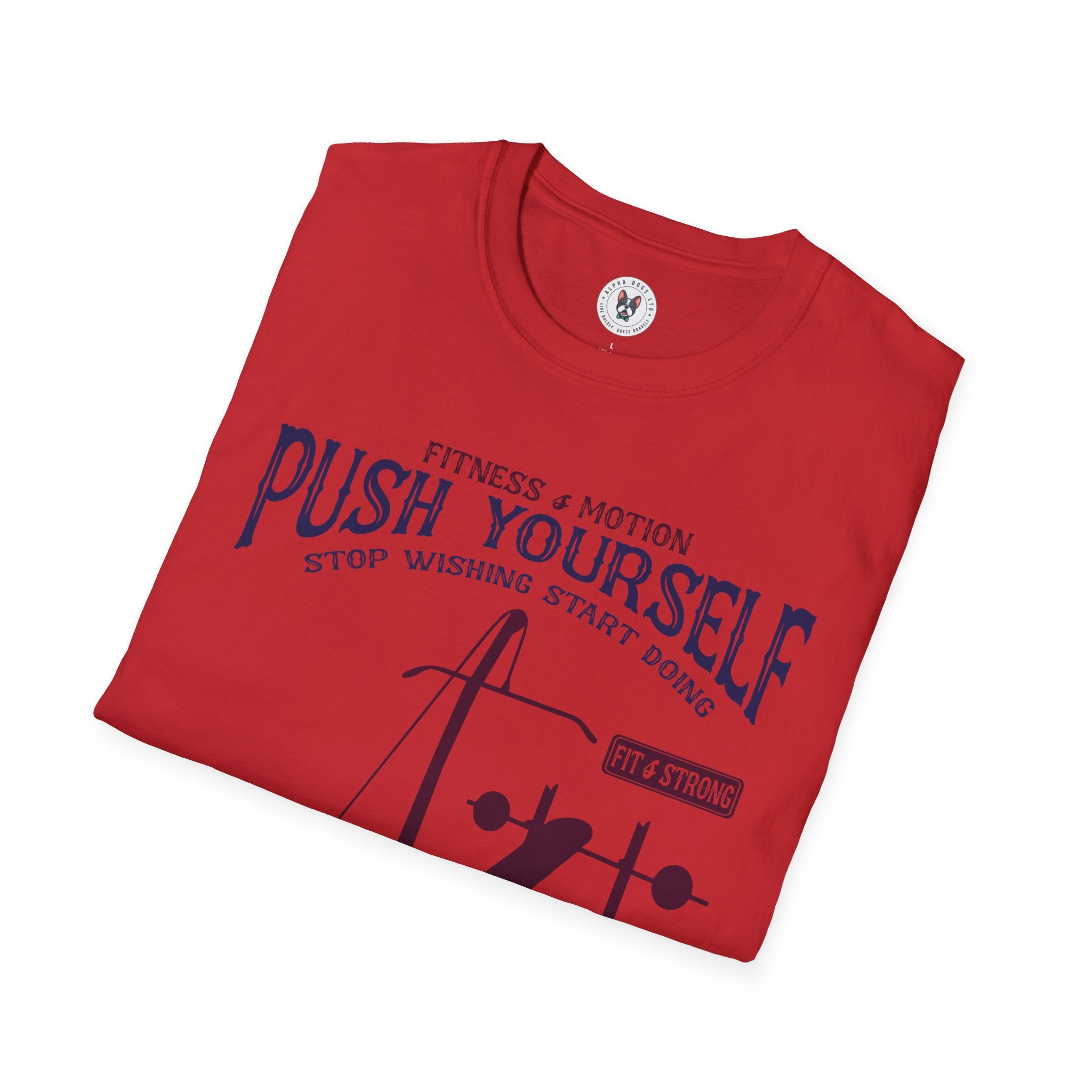 "Push Yourself" Unisex Soft style T-Shirt