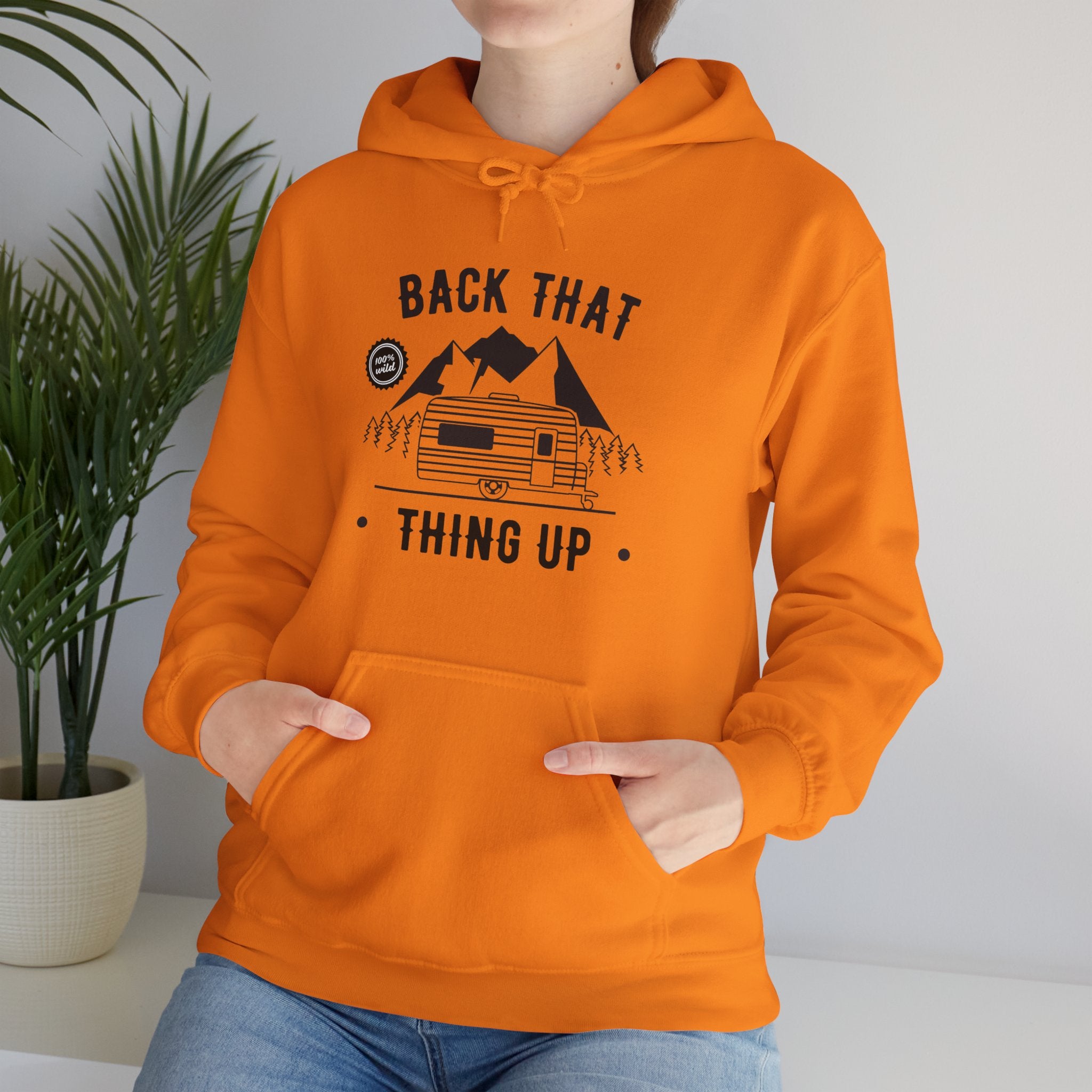 "Back That Thing Up" Unisex Heavy Blend™ Hooded Sweatshirt