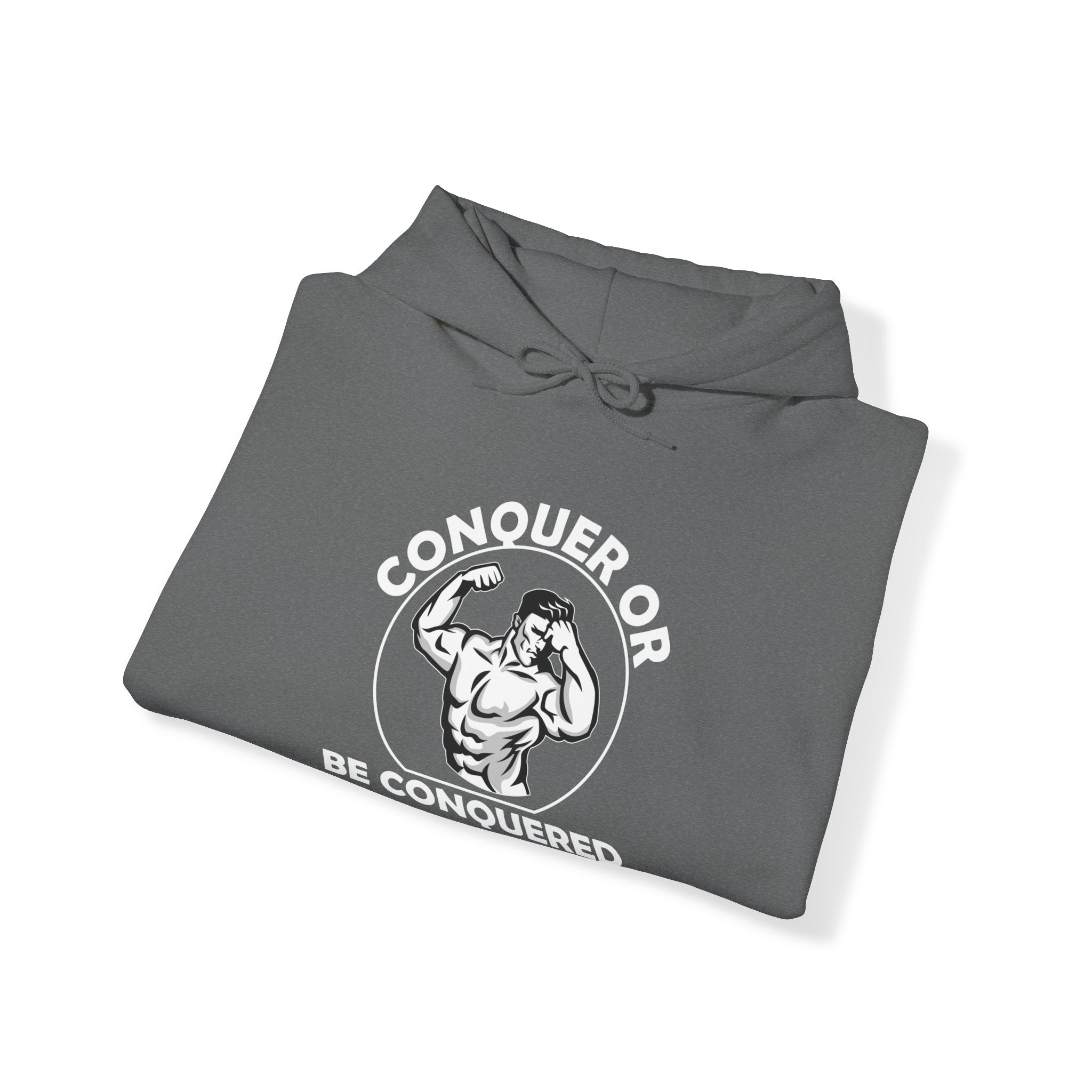 "Conquer Or Conquered" Unisex Heavy Blend™ Hooded Sweatshirt