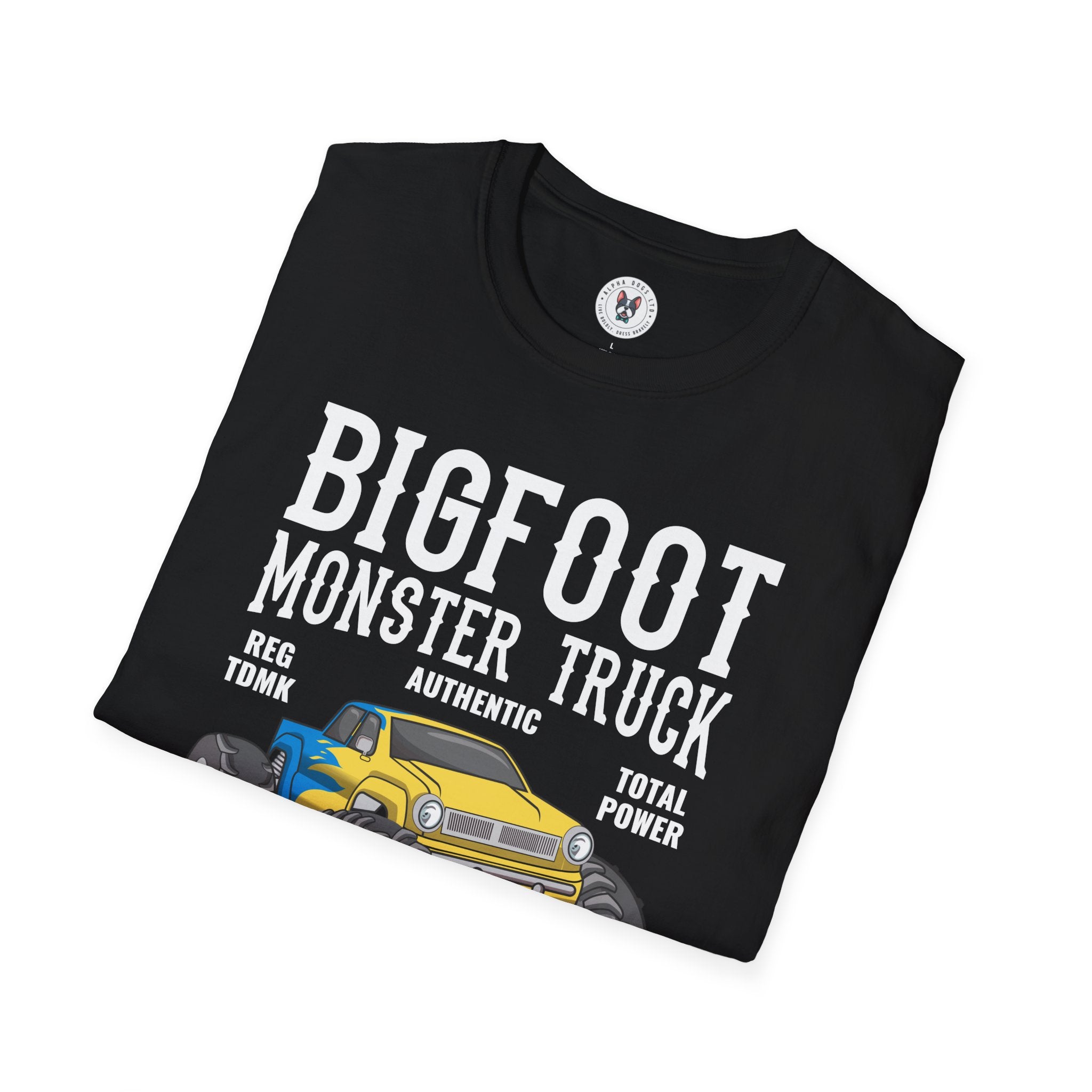 "BIGFOOT MONSTER TRUCK MONSTER MADNESS" Unisex Soft style T-Shirt