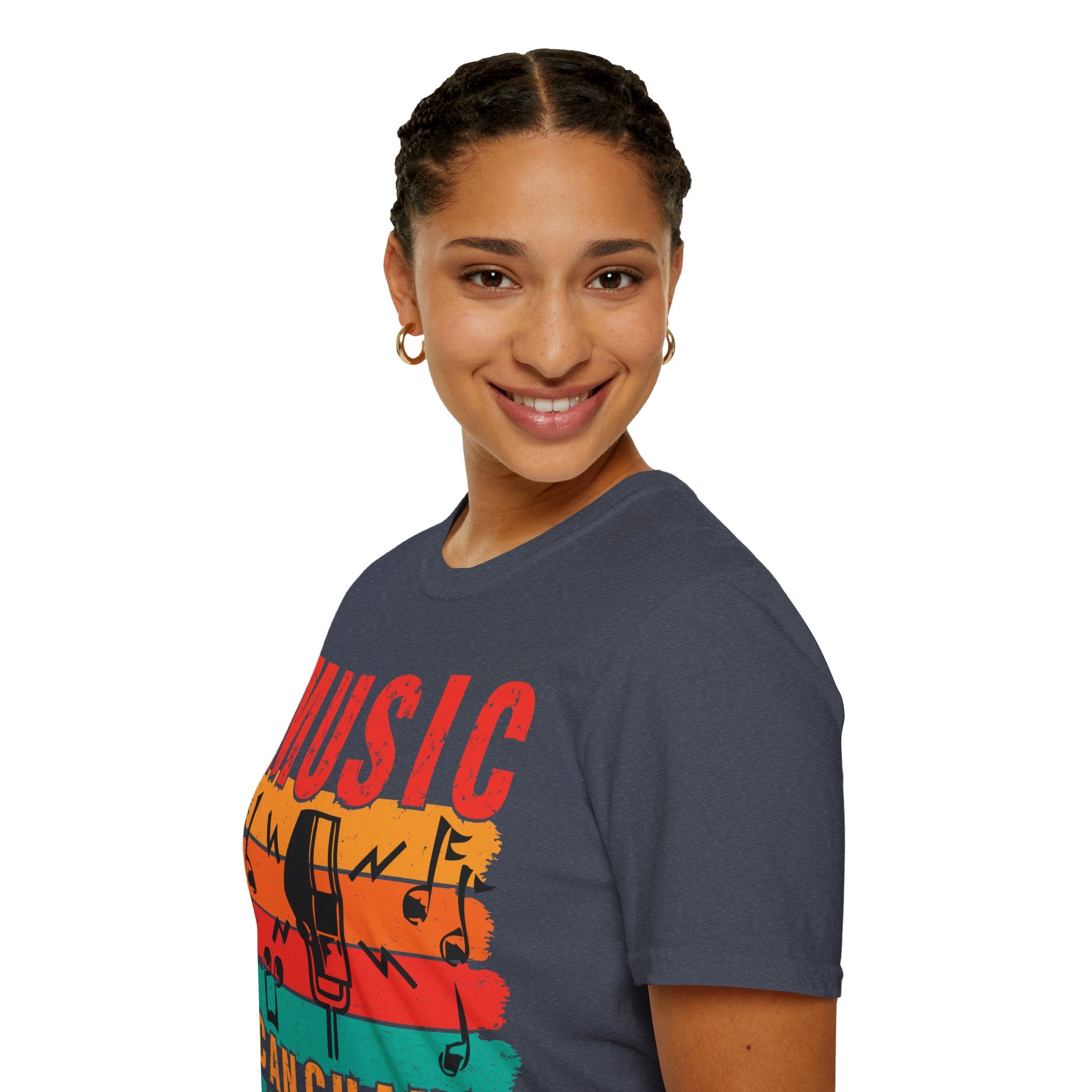 "Music Can Change The World"Unisex Soft style T-Shirt