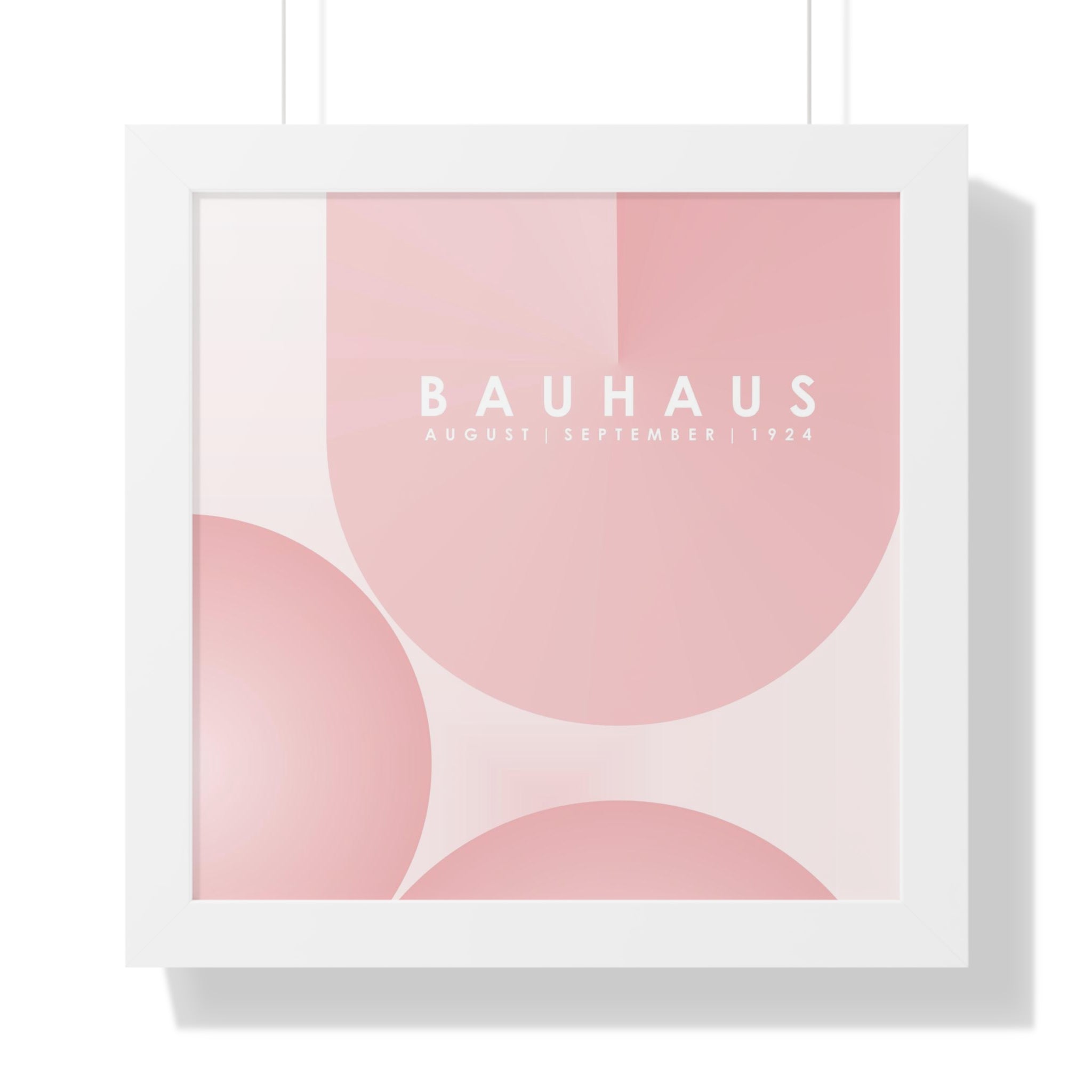 "BAUHAUS-STYLES-12" Framed Vertical Poster