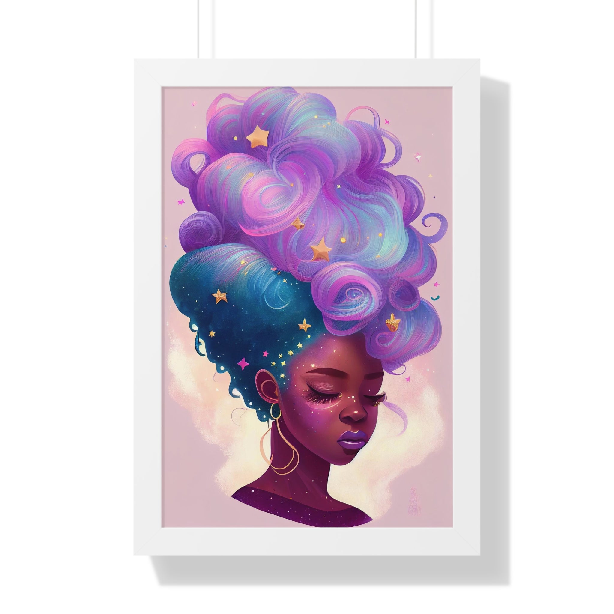 "BLACK GIRL MAGIC" Framed Vertical Poster