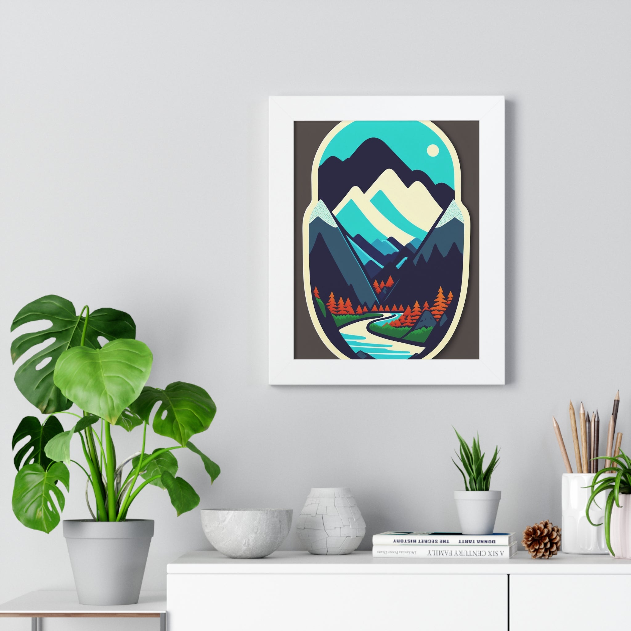 "BOHO" Framed Vertical Poster