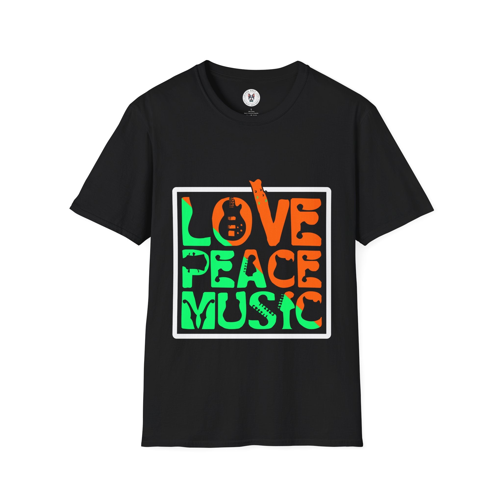 "Love Peace Music" Unisex Soft style T-Shirt