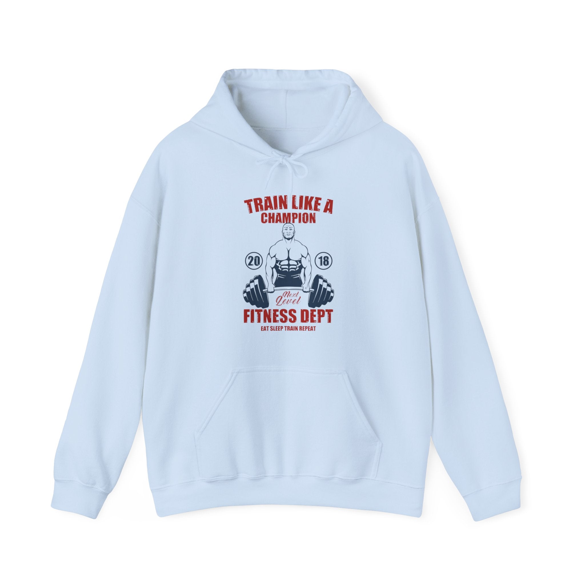 "Train Like A Champion"  Unisex Heavy Blend™ Hooded Sweatshirt