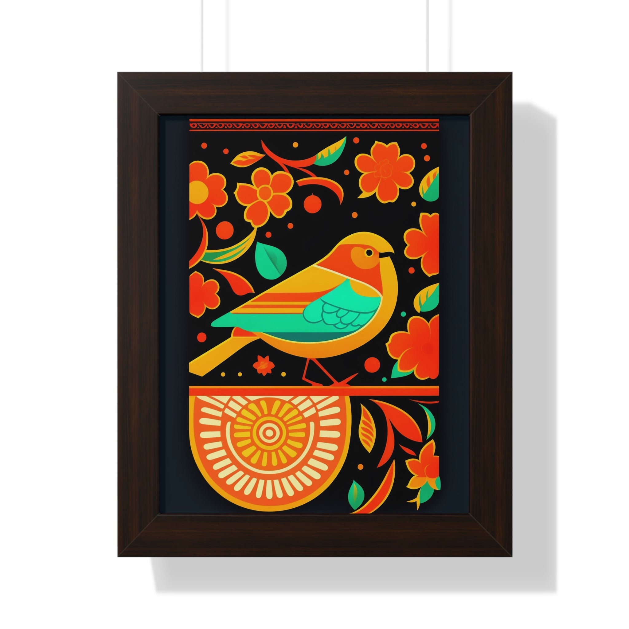 "BOHO" Framed Vertical Poster