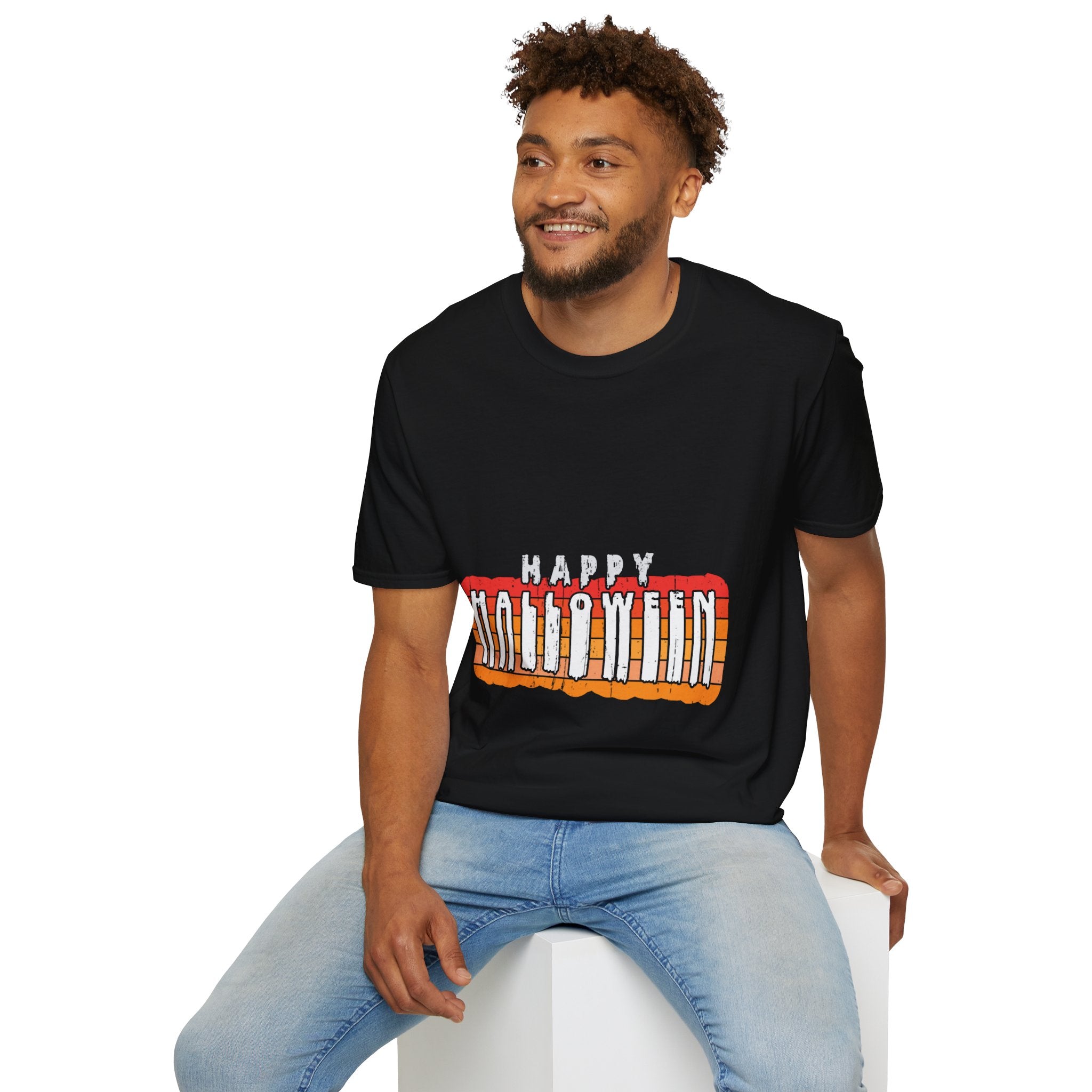 "HAPPY HALLOWEEN" Unisex Soft style T-Shirt