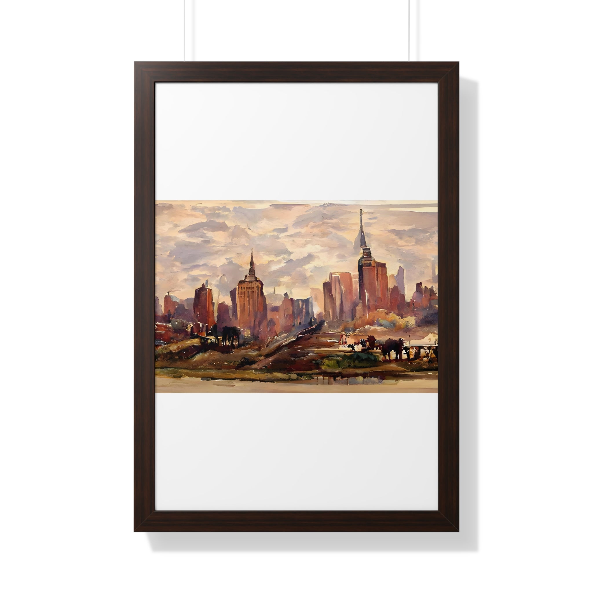 "ARCHITECTURE" Framed Vertical Poster