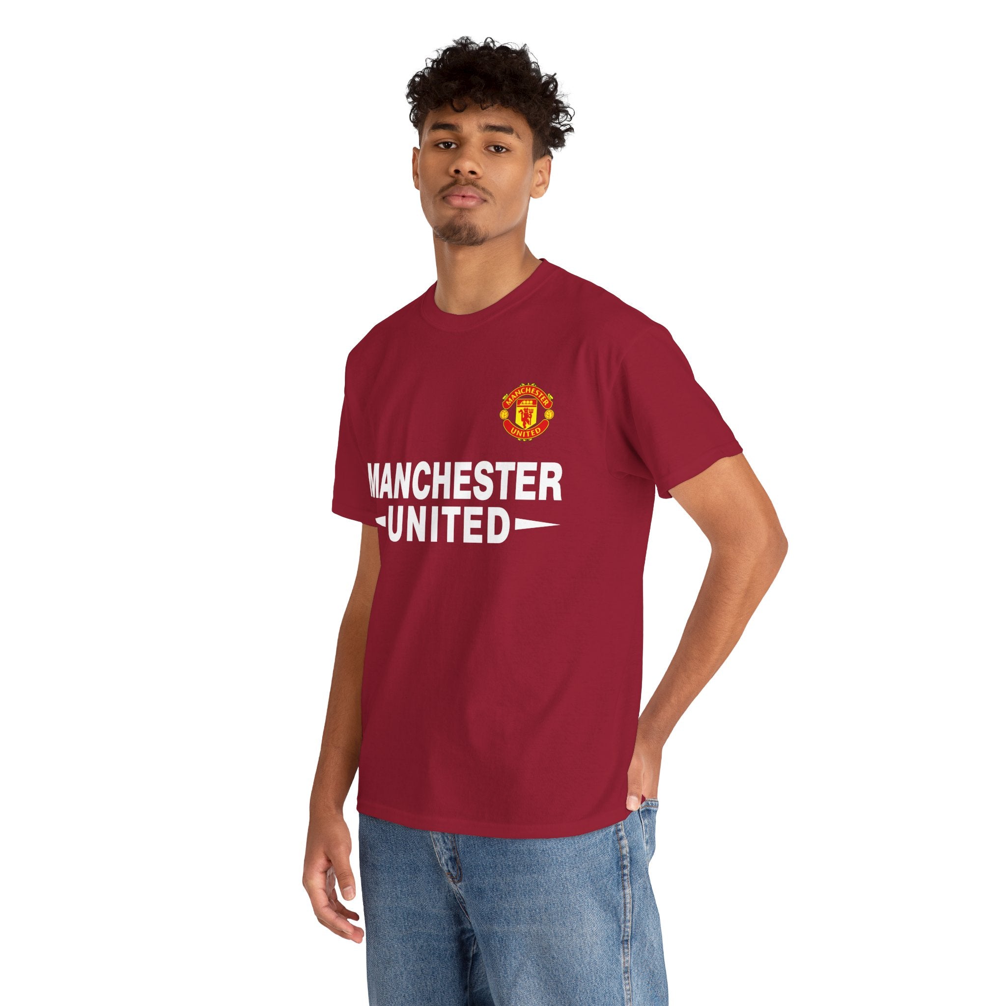 Manchester United Unisex Heavy Cotton Tee