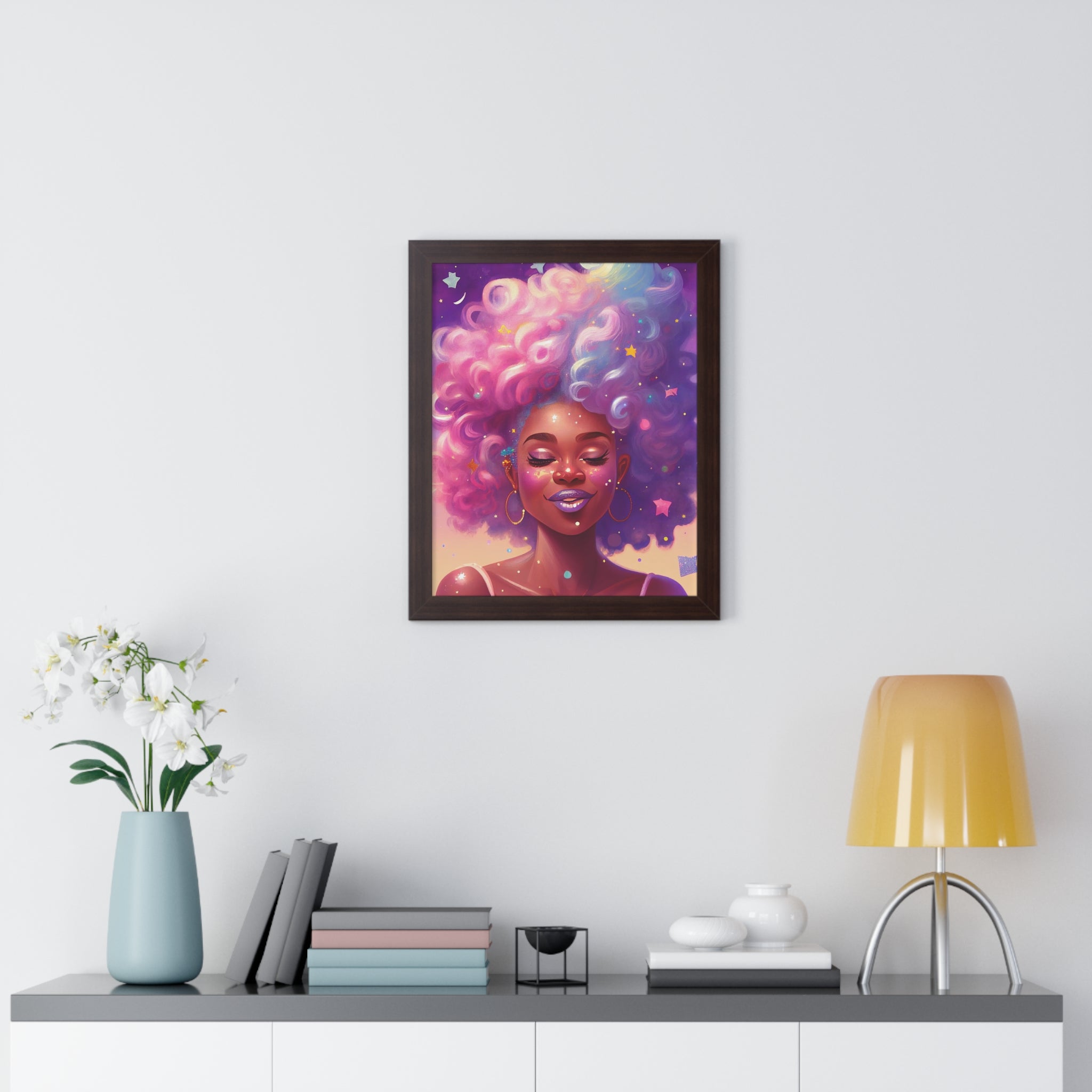 "BLACK GIRL MAGIC" Framed Vertical Poster