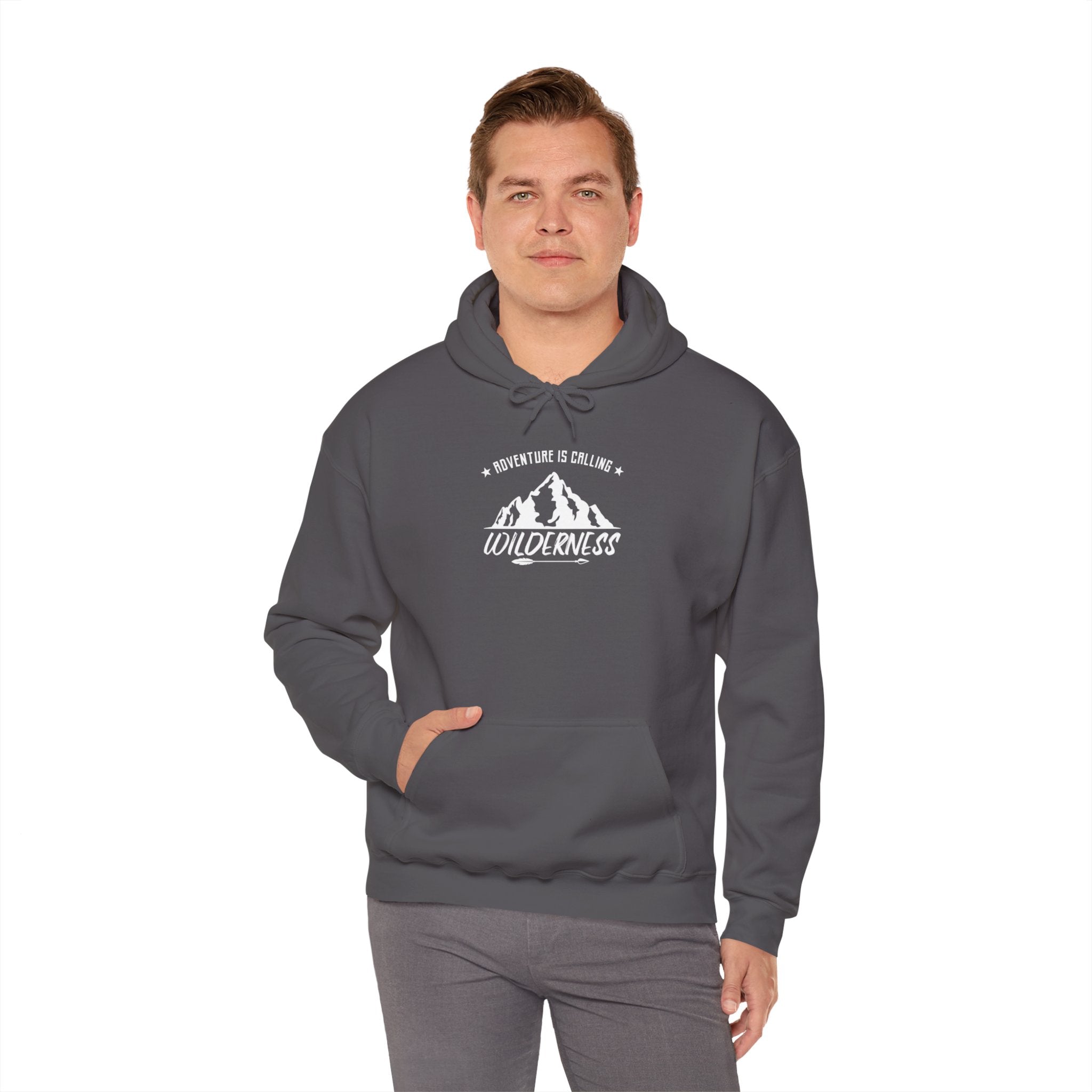 "Adventure Is Calling" Unisex Heavy Blend™ Hooded Sweatshirt