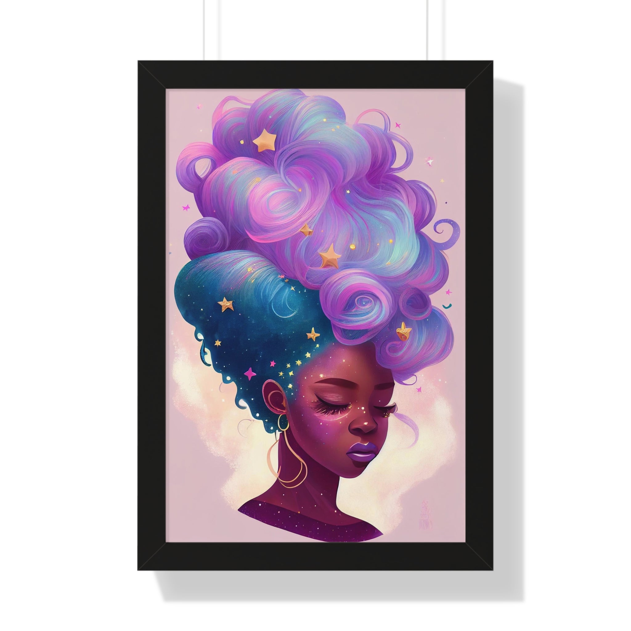 "BLACK GIRL MAGIC" Framed Vertical Poster