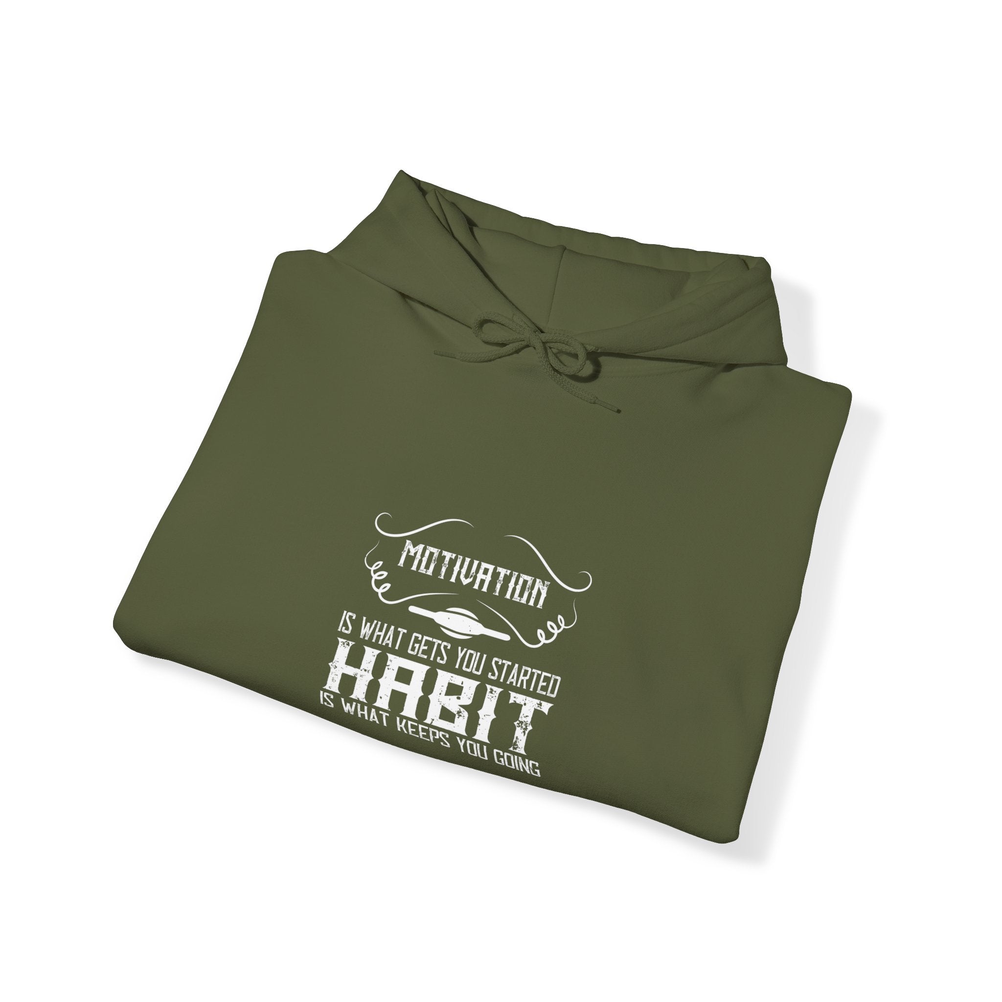 "Habit Is What Keeps You Going" Unisex Heavy Blend™ Hooded Sweatshirt