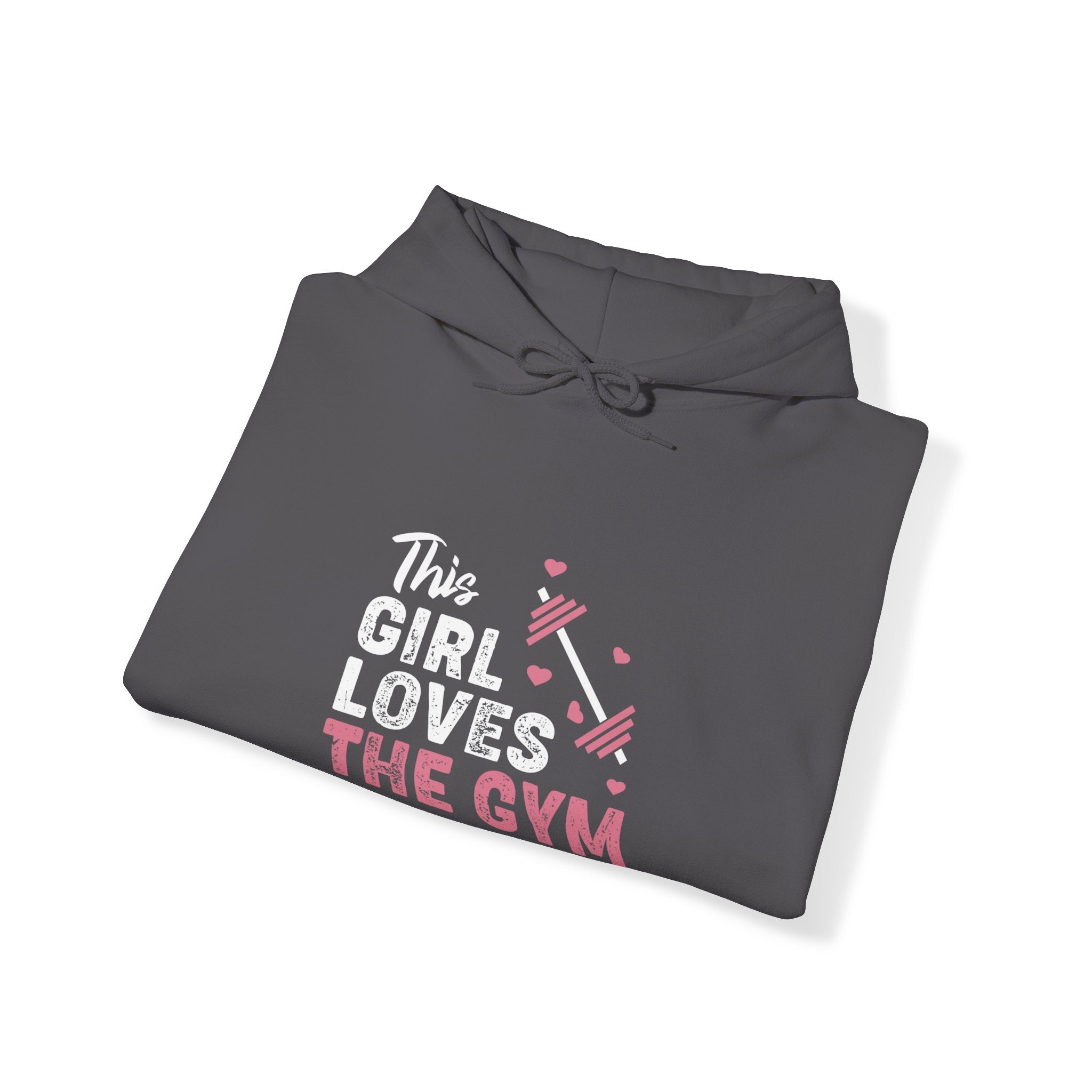 "The Girl Loves The Gym" Unisex Heavy Blend™ Hooded Sweatshirt