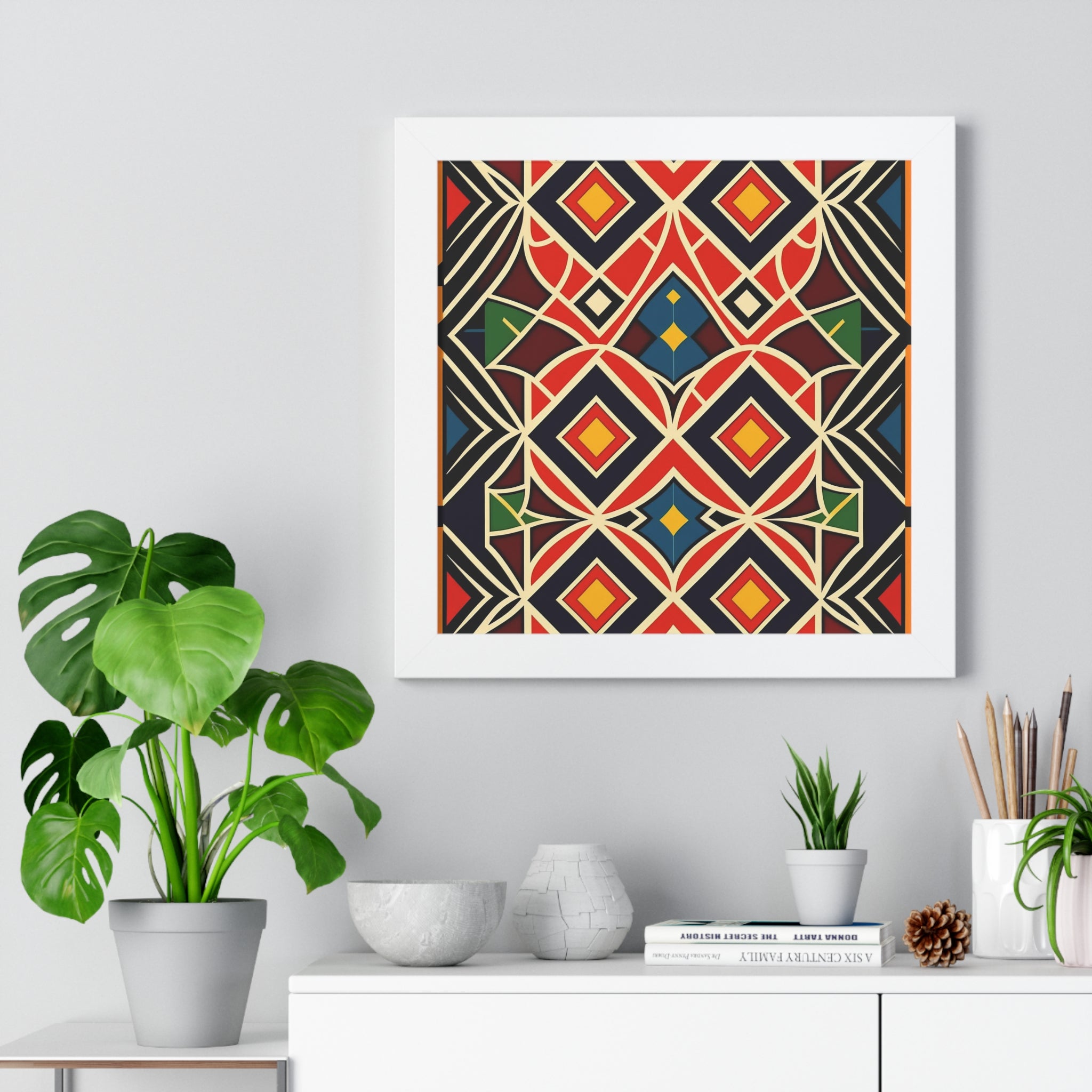 "BOHO" Framed Vertical Poster