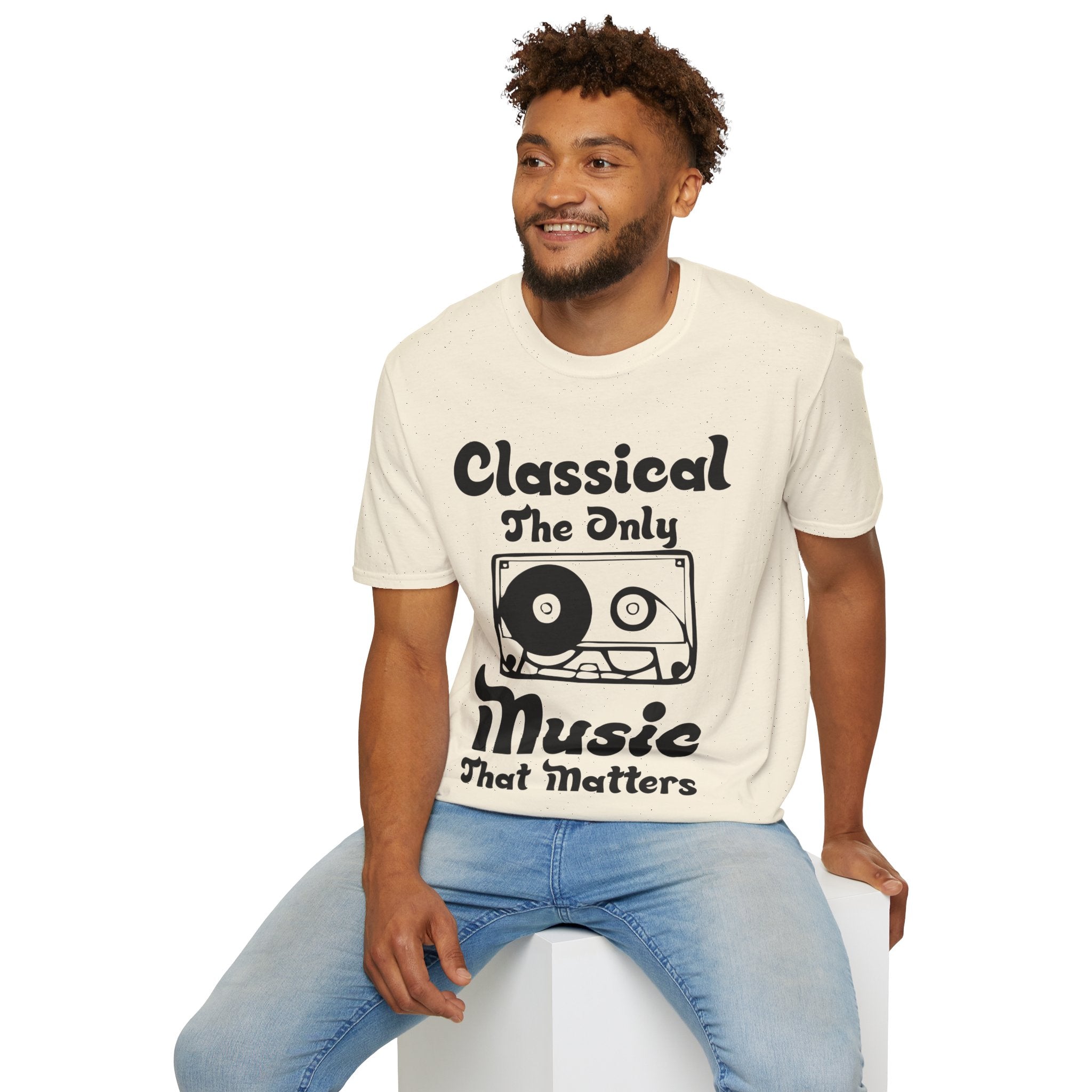 "Classical The Only Music That Matters" Unisex Soft style T-Shirt