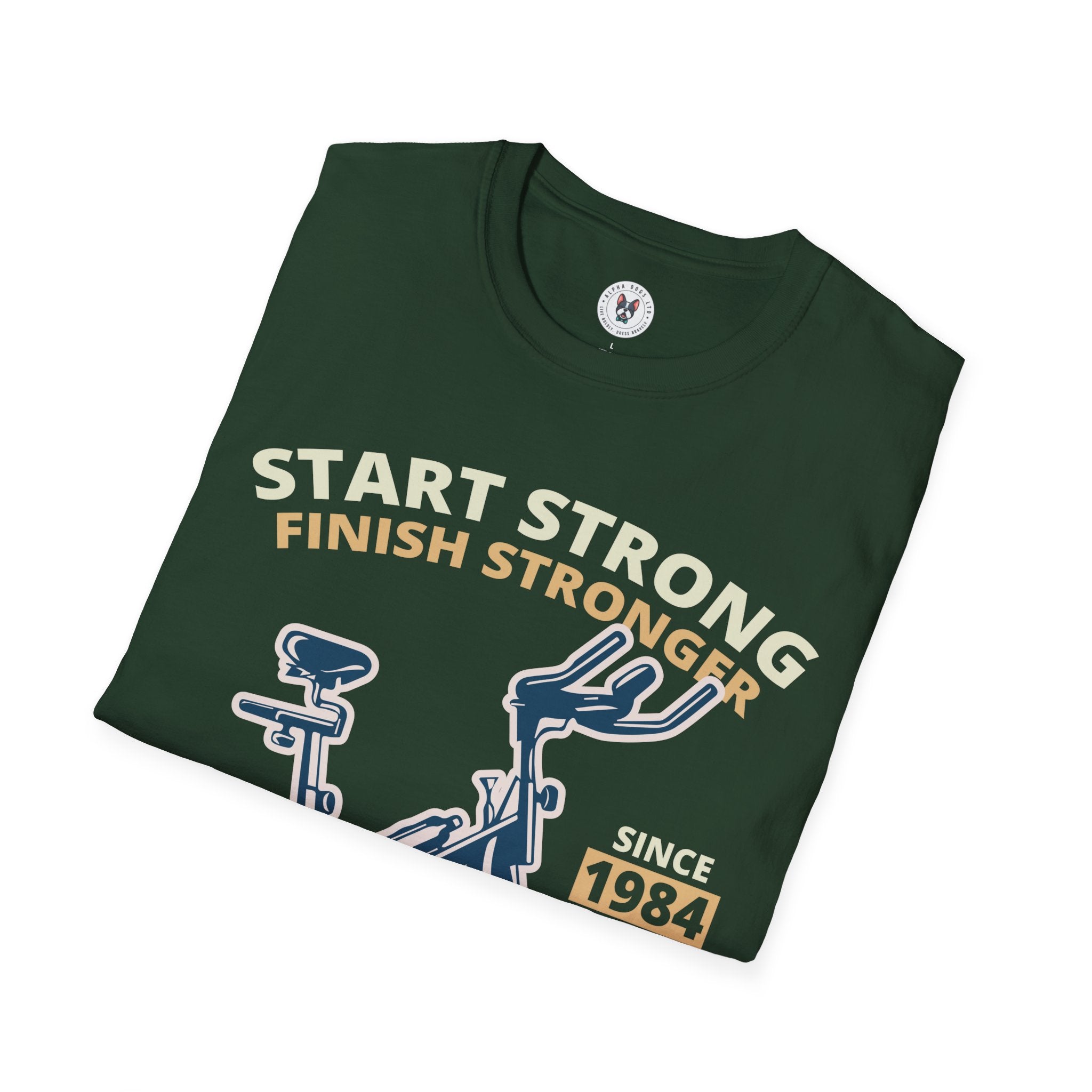 "Start Strong Finish Stronger" Unisex Soft style T-Shirt