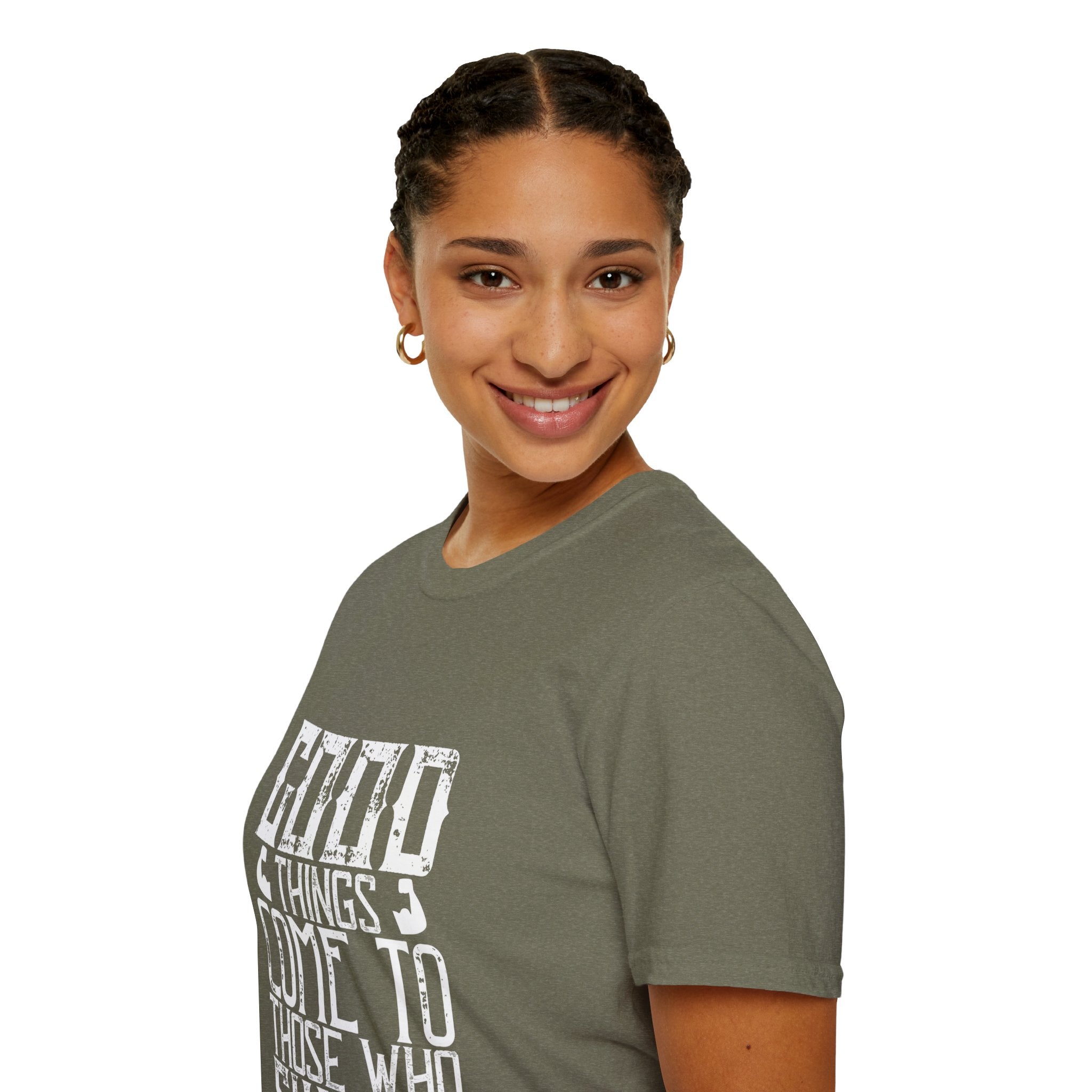 "Good Things Come To Those Who Sweat" Unisex Soft style T-Shirt