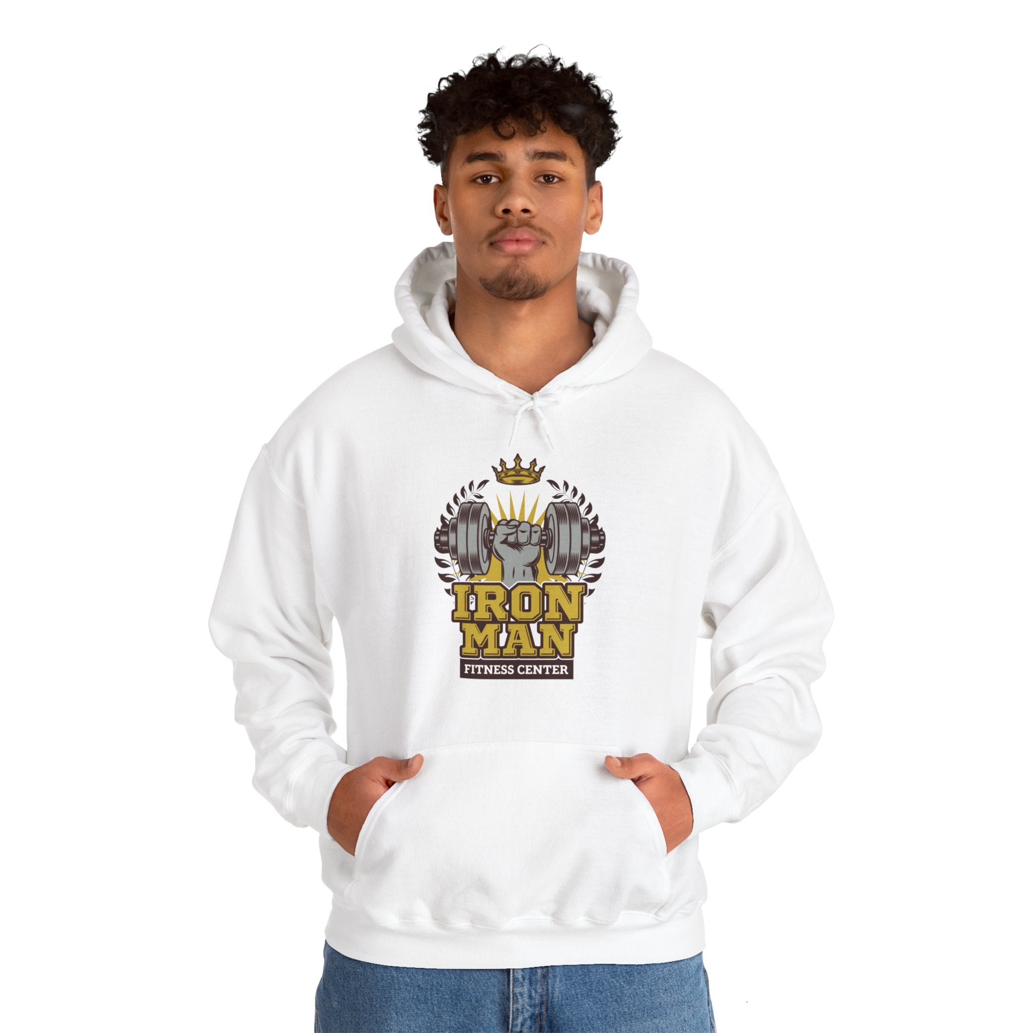 "IronMan Fitness Centre" Unisex Heavy Blend™ Hooded Sweatshirt