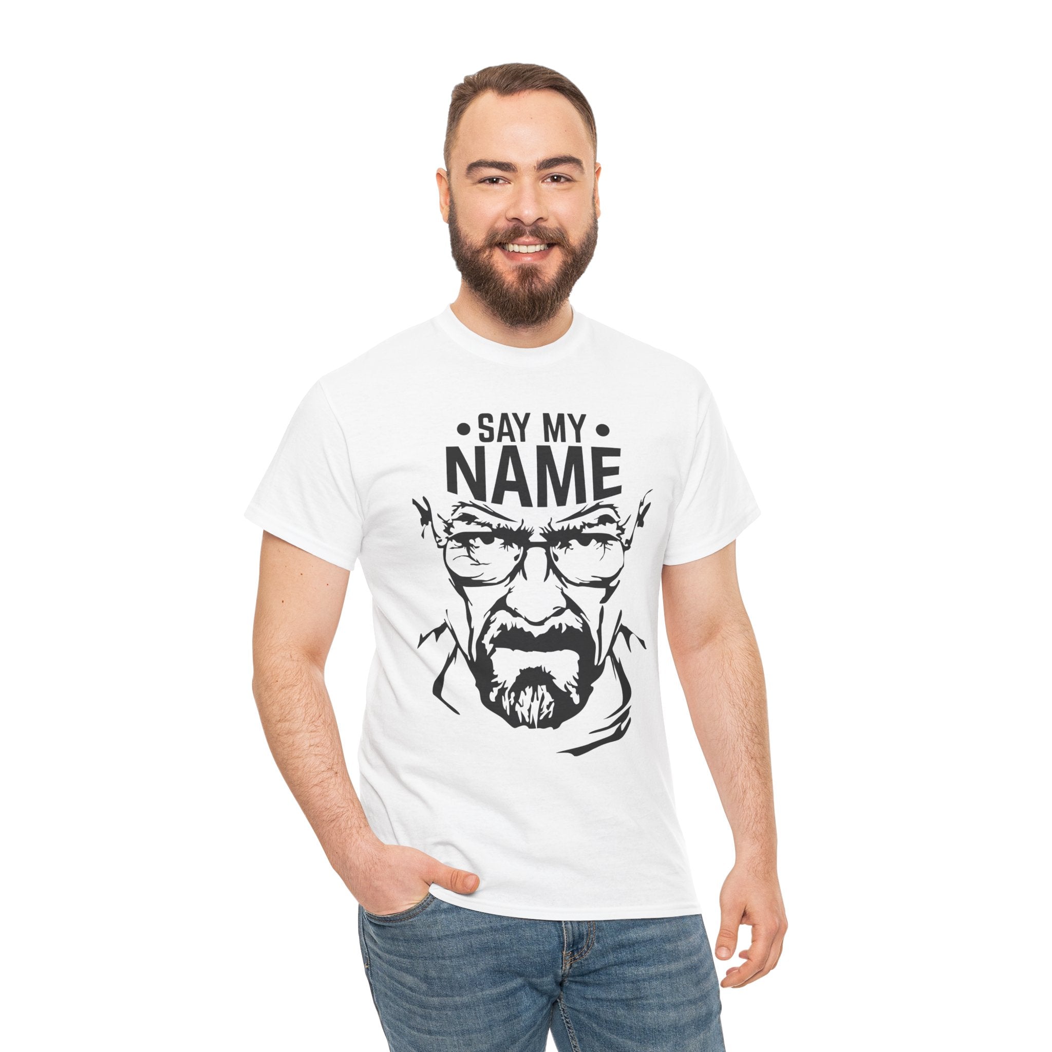 "Say My Name" Breaking Bad Unisex Heavy Cotton Tee