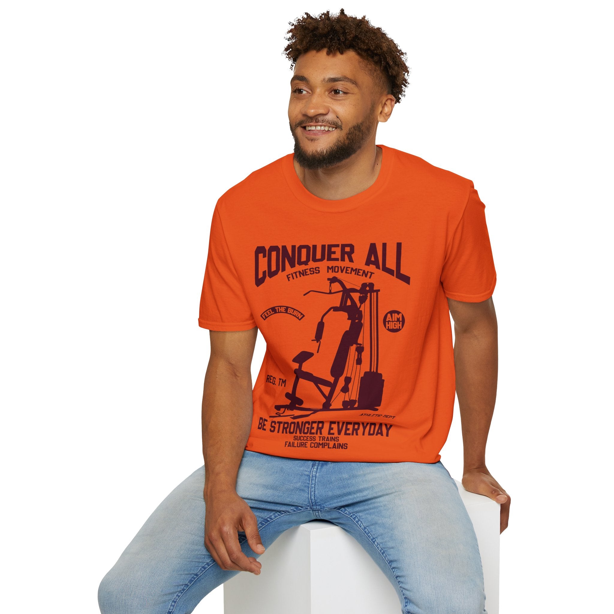 "Conquer All Be Stronger Everyday" Unisex Soft style T-Shirt