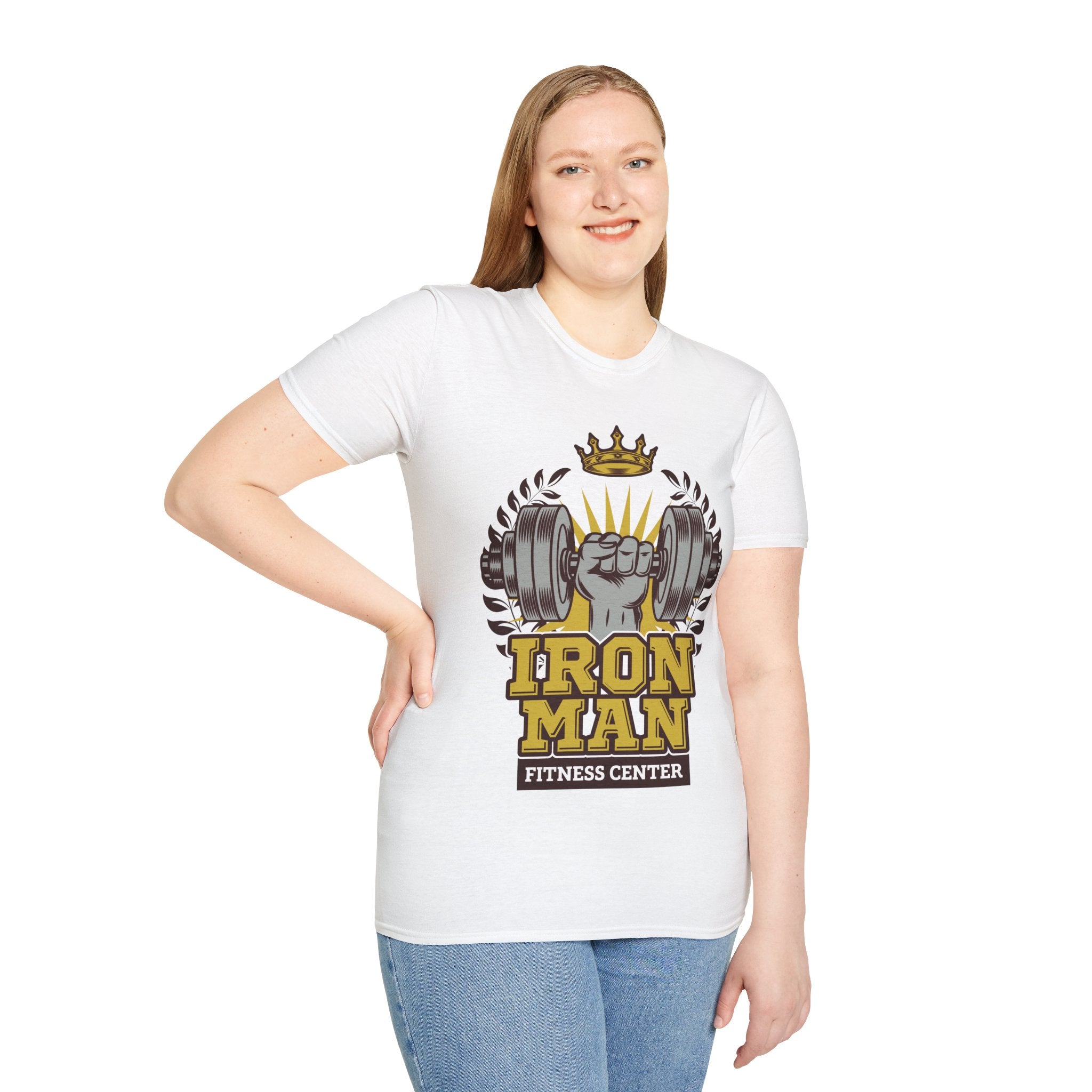 "IronMan Fitness Centre" Unisex Soft style T-Shirt