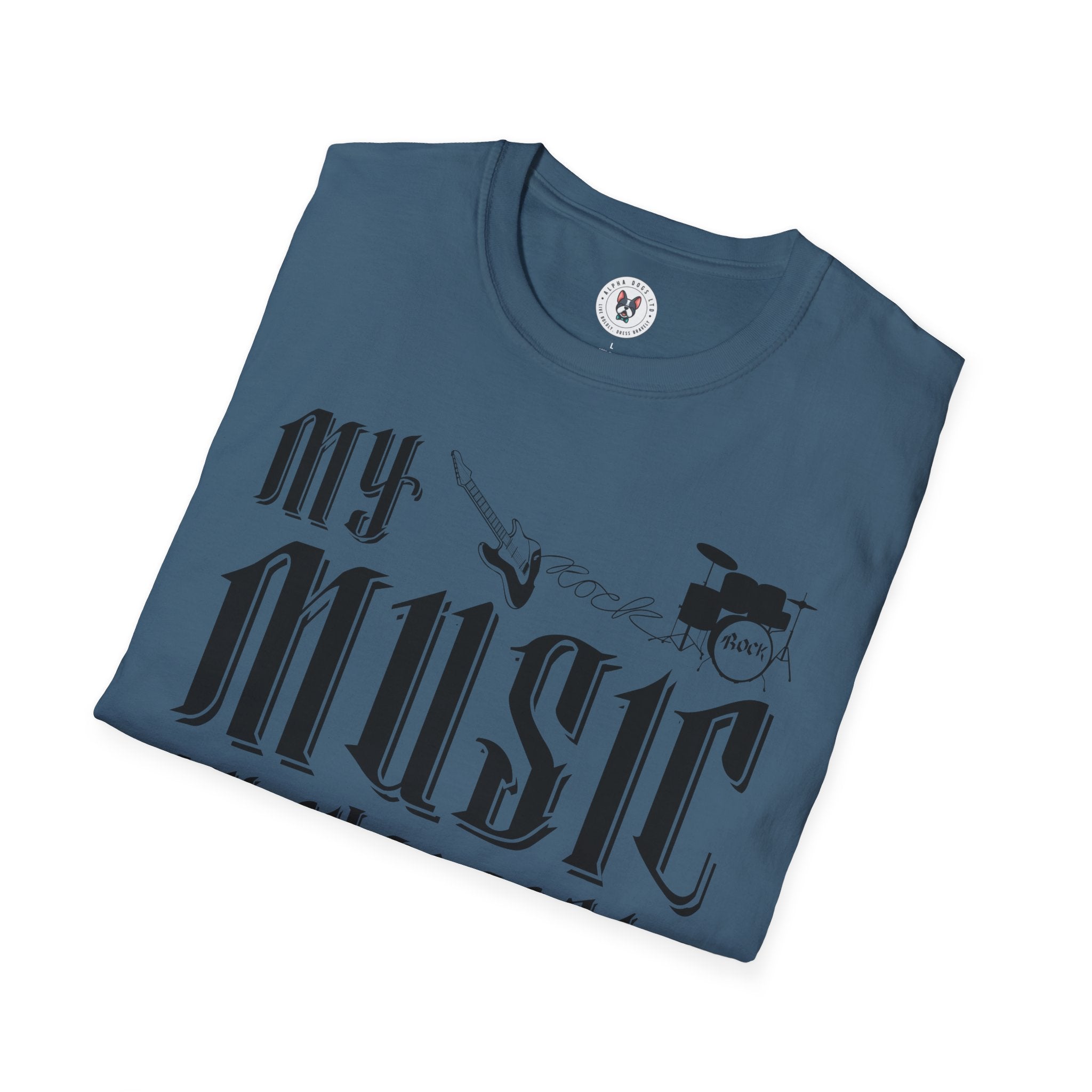 "My Music My Character Rock And Roll Station" Unisex Soft style T-Shirt