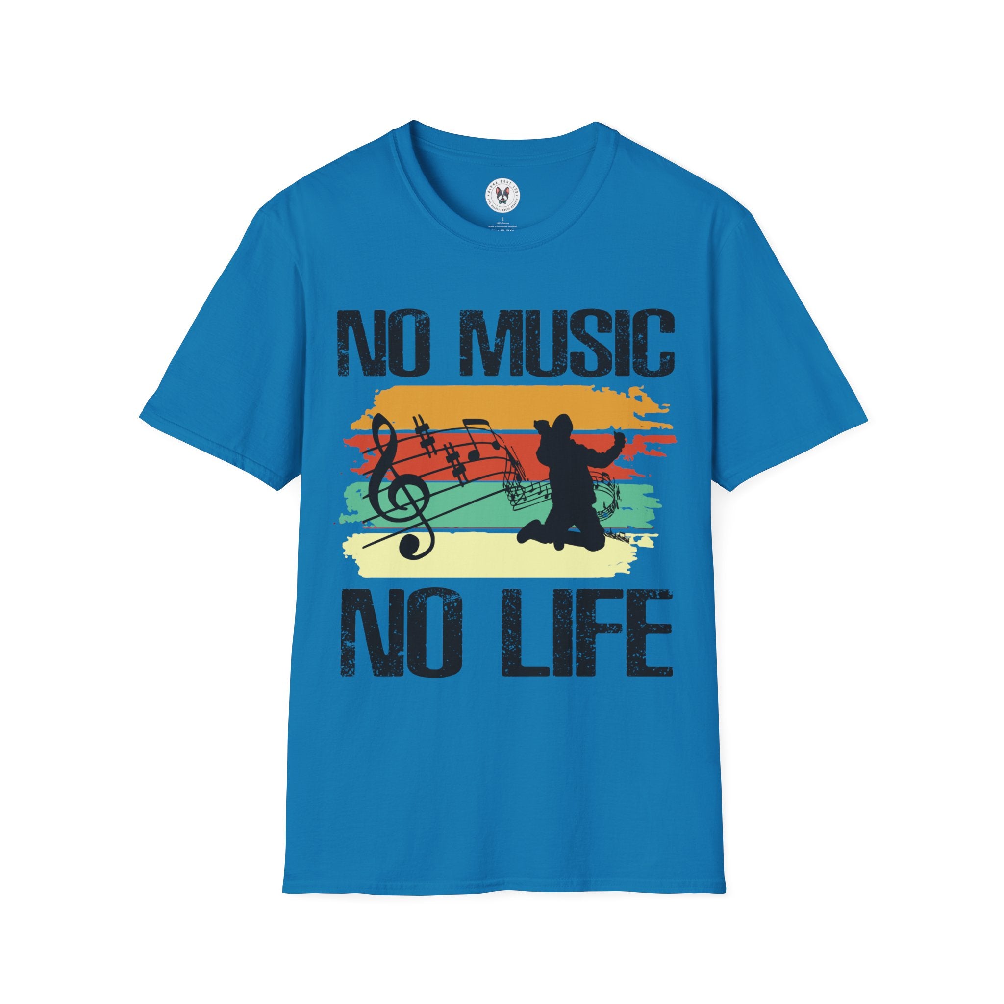 "No Music No Life"  Unisex Soft style T-Shirt