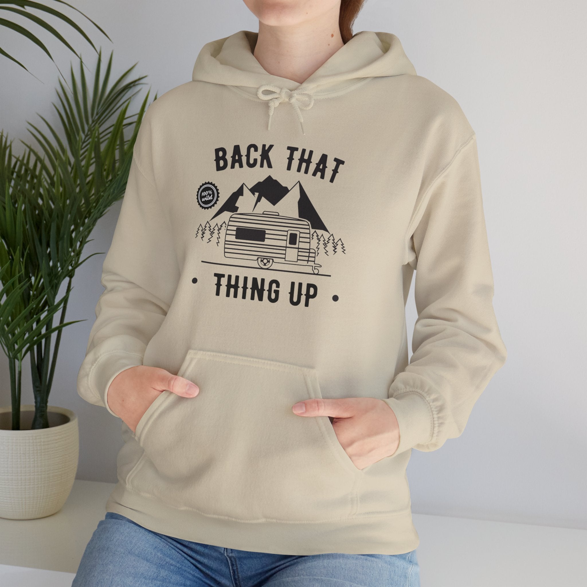 "Back That Thing Up" Unisex Heavy Blend™ Hooded Sweatshirt