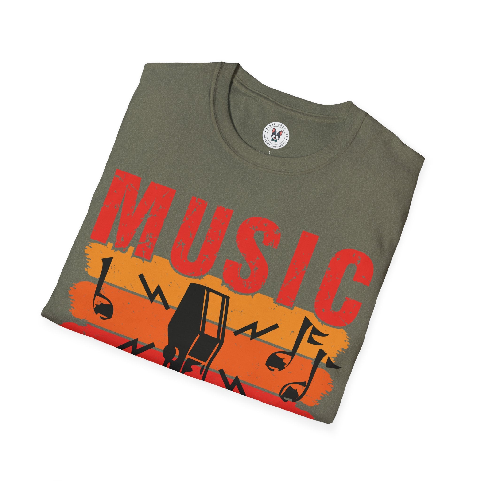 "Music Can Change The World"Unisex Soft style T-Shirt