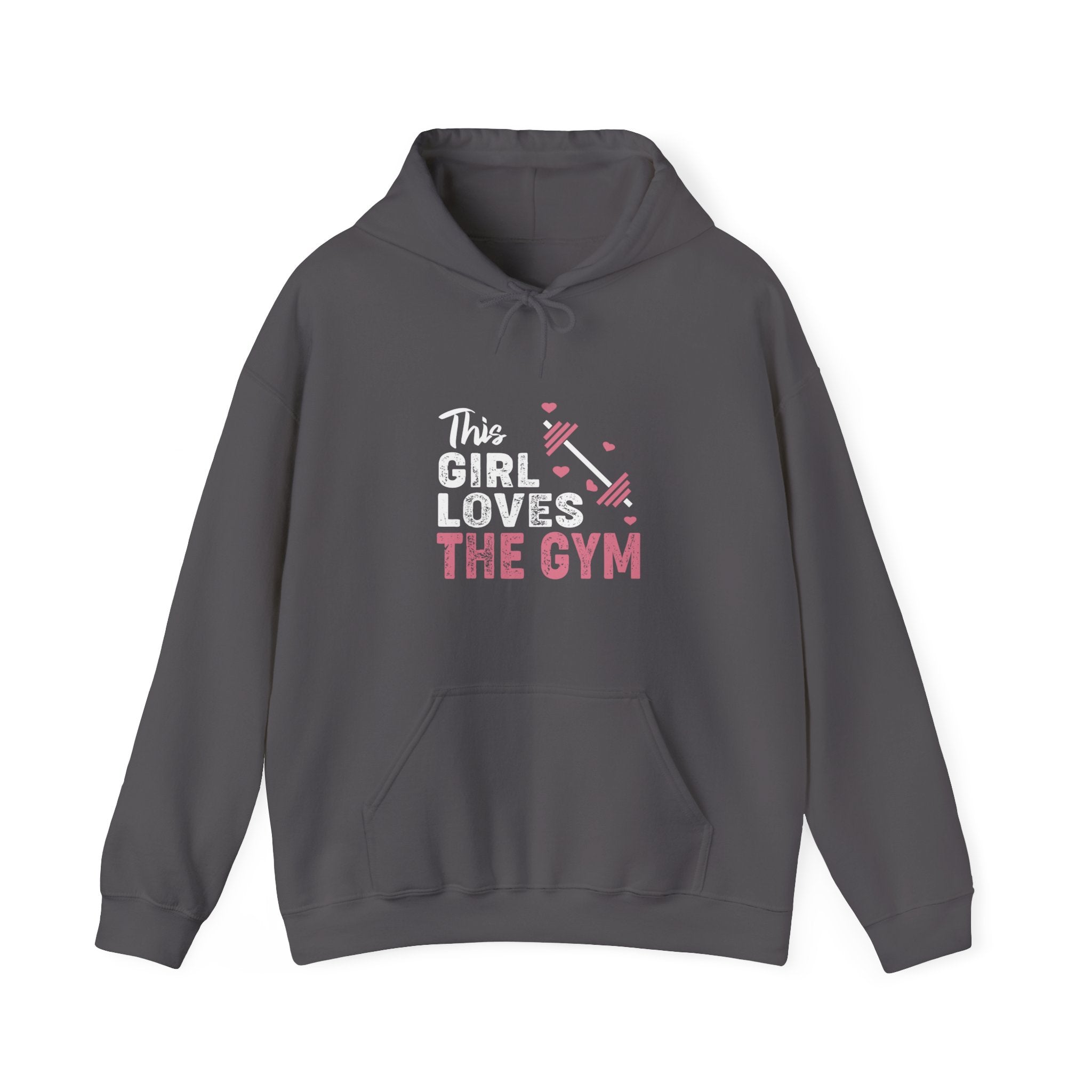 "The Girl Loves The Gym" Unisex Heavy Blend™ Hooded Sweatshirt