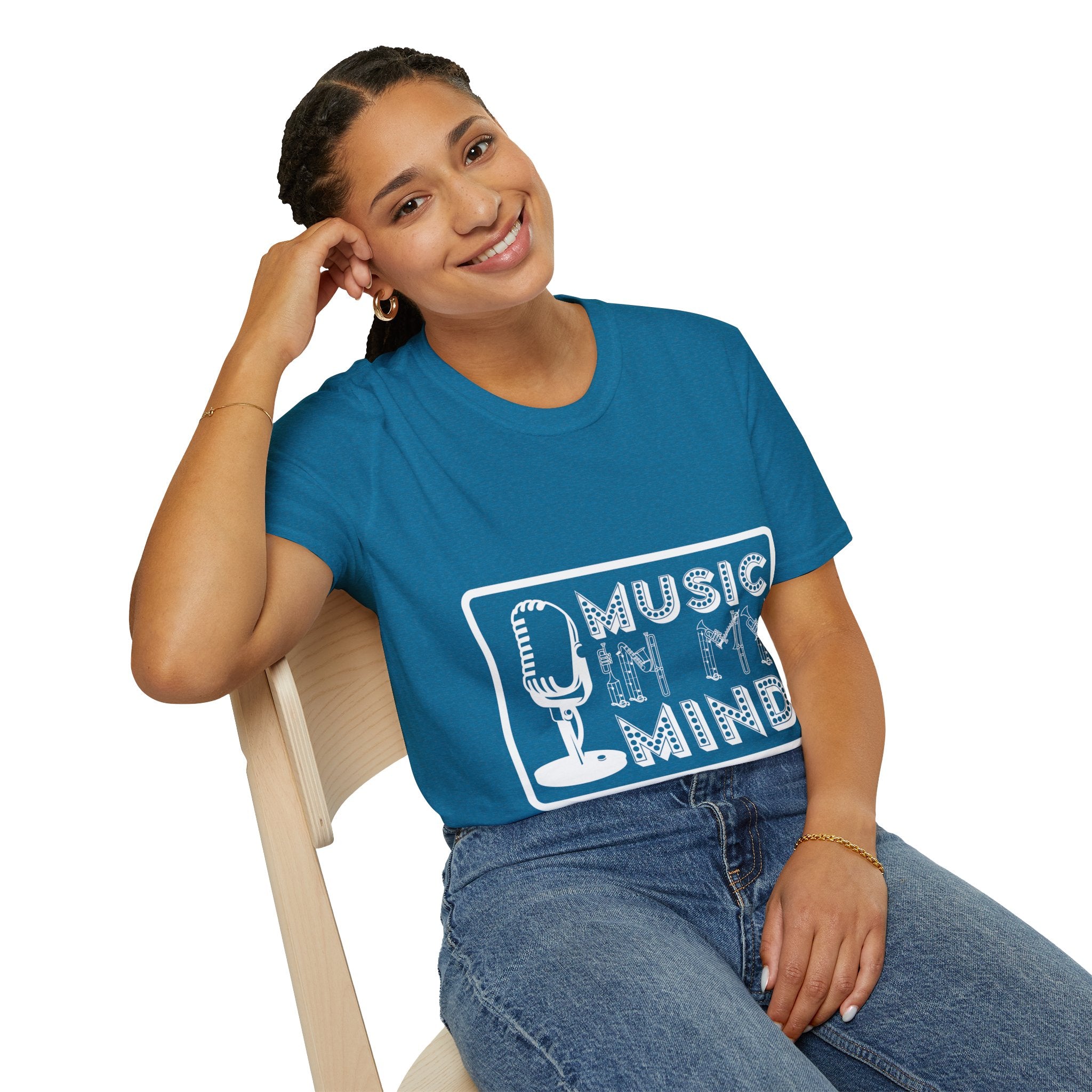 "Music In My Mind" Unisex Soft style T-Shirt