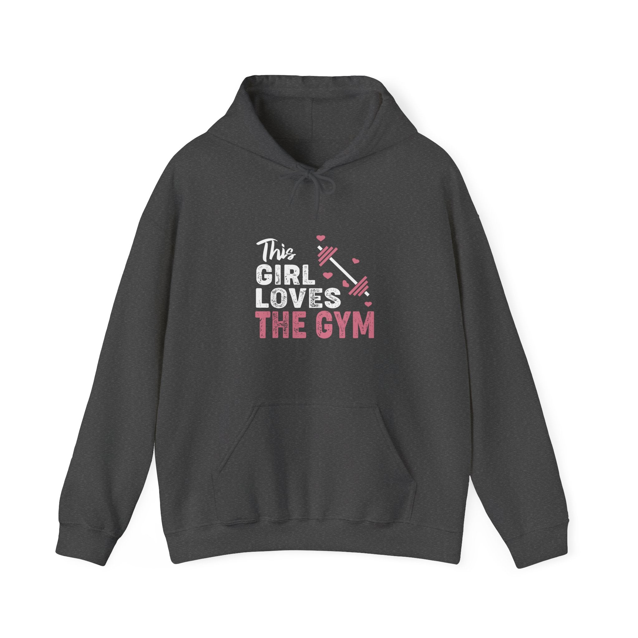 "The Girl Loves The Gym" Unisex Heavy Blend™ Hooded Sweatshirt