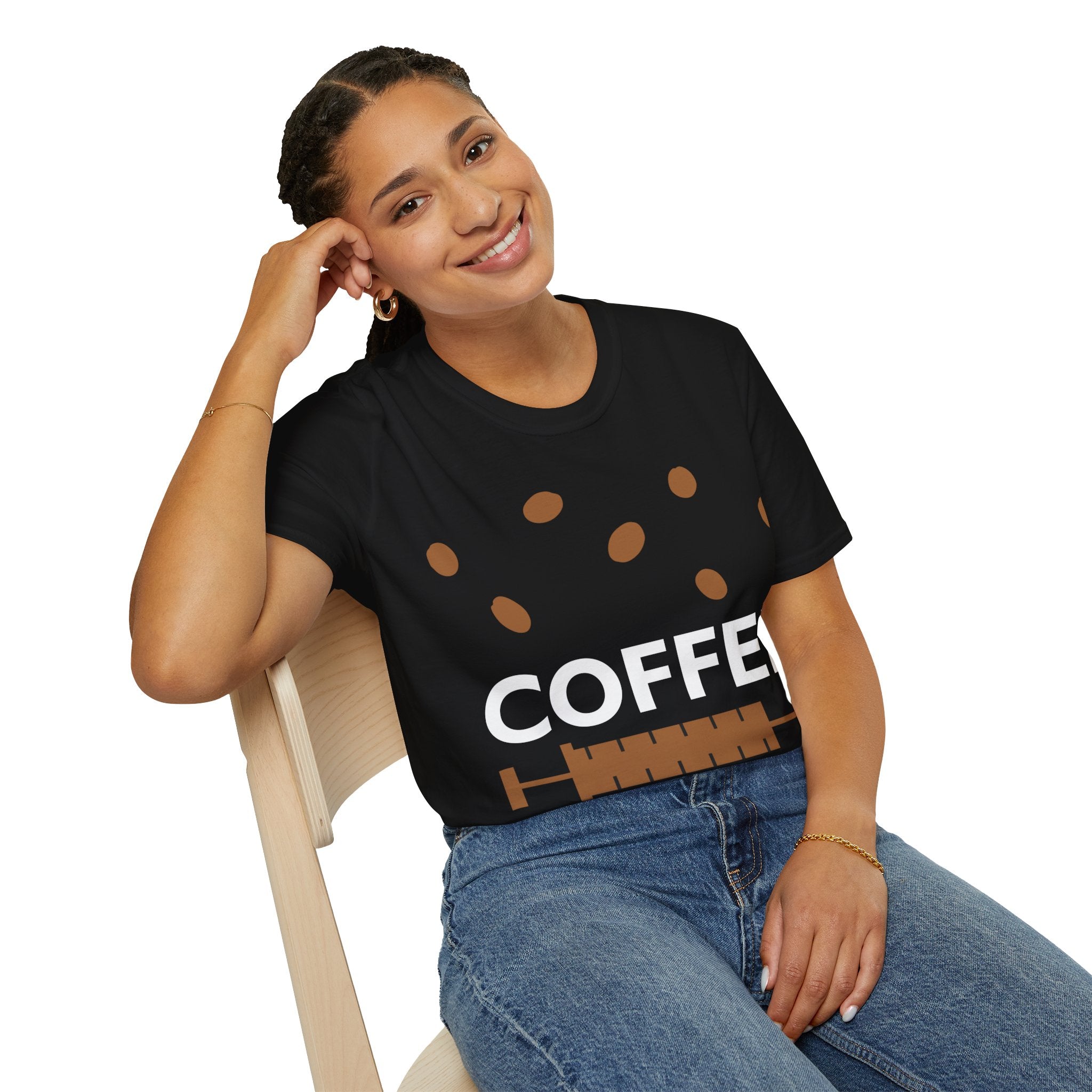 "COFFEE IS MY VACCINE" Unisex Soft style T-Shirt