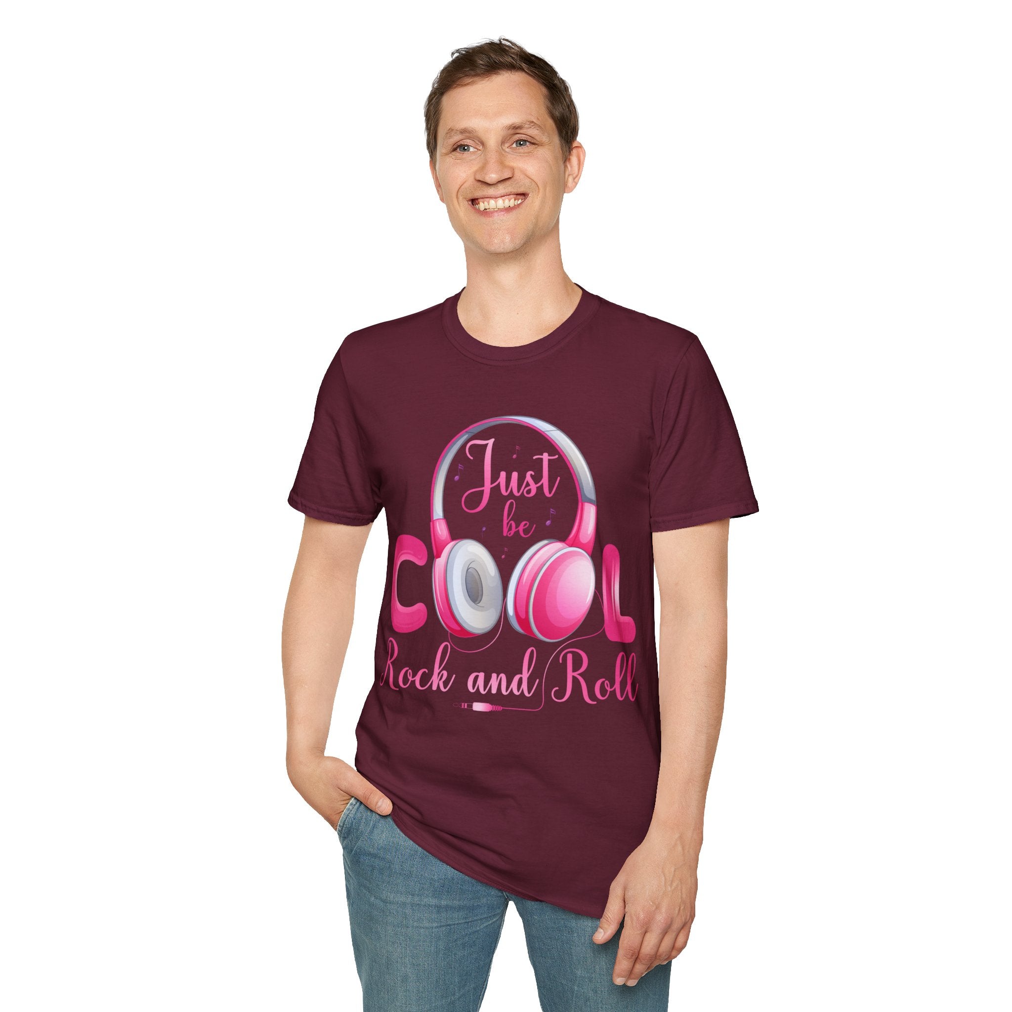 "Just Be Cool And Rock" Unisex Soft style T-Shirt