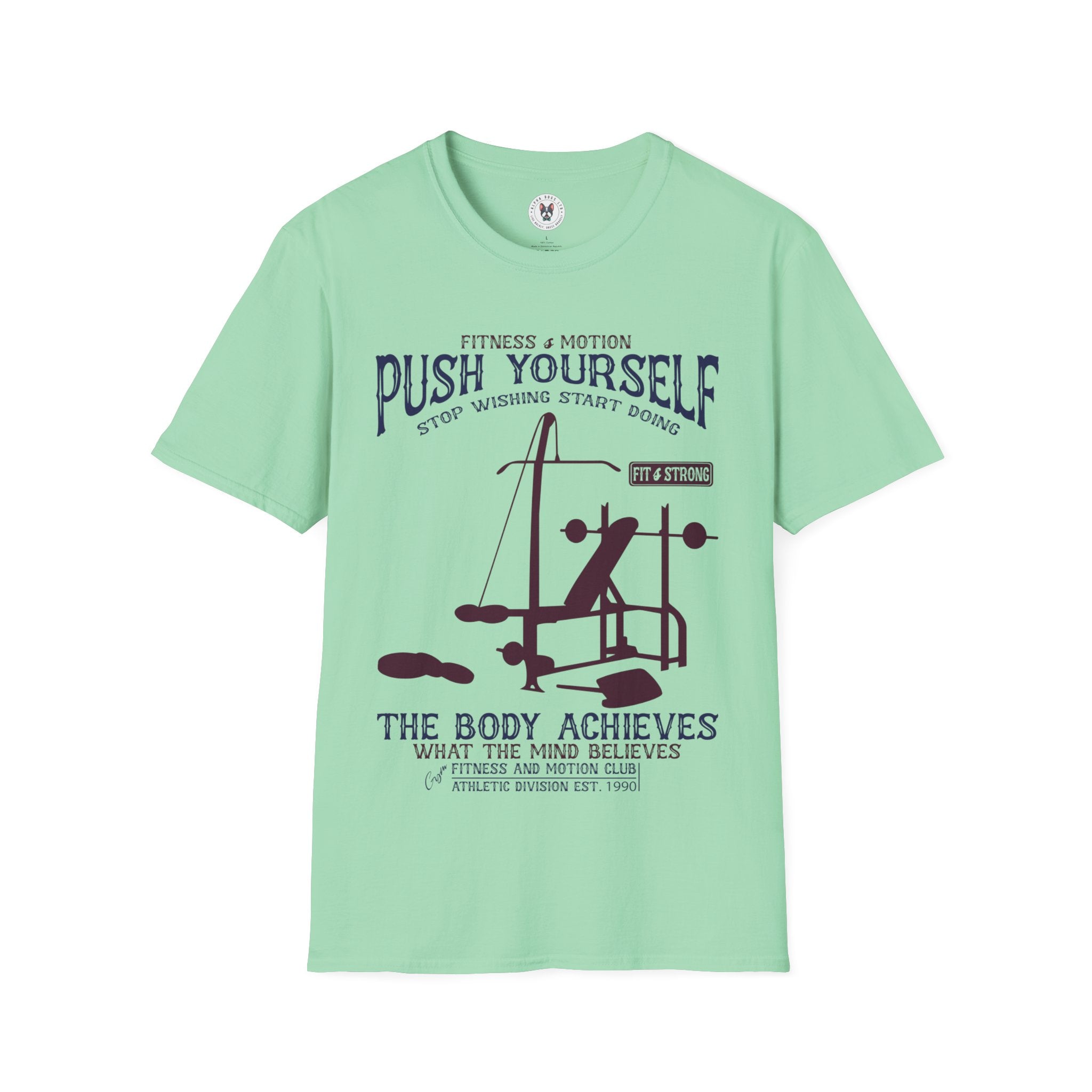 "Push Yourself" Unisex Soft style T-Shirt