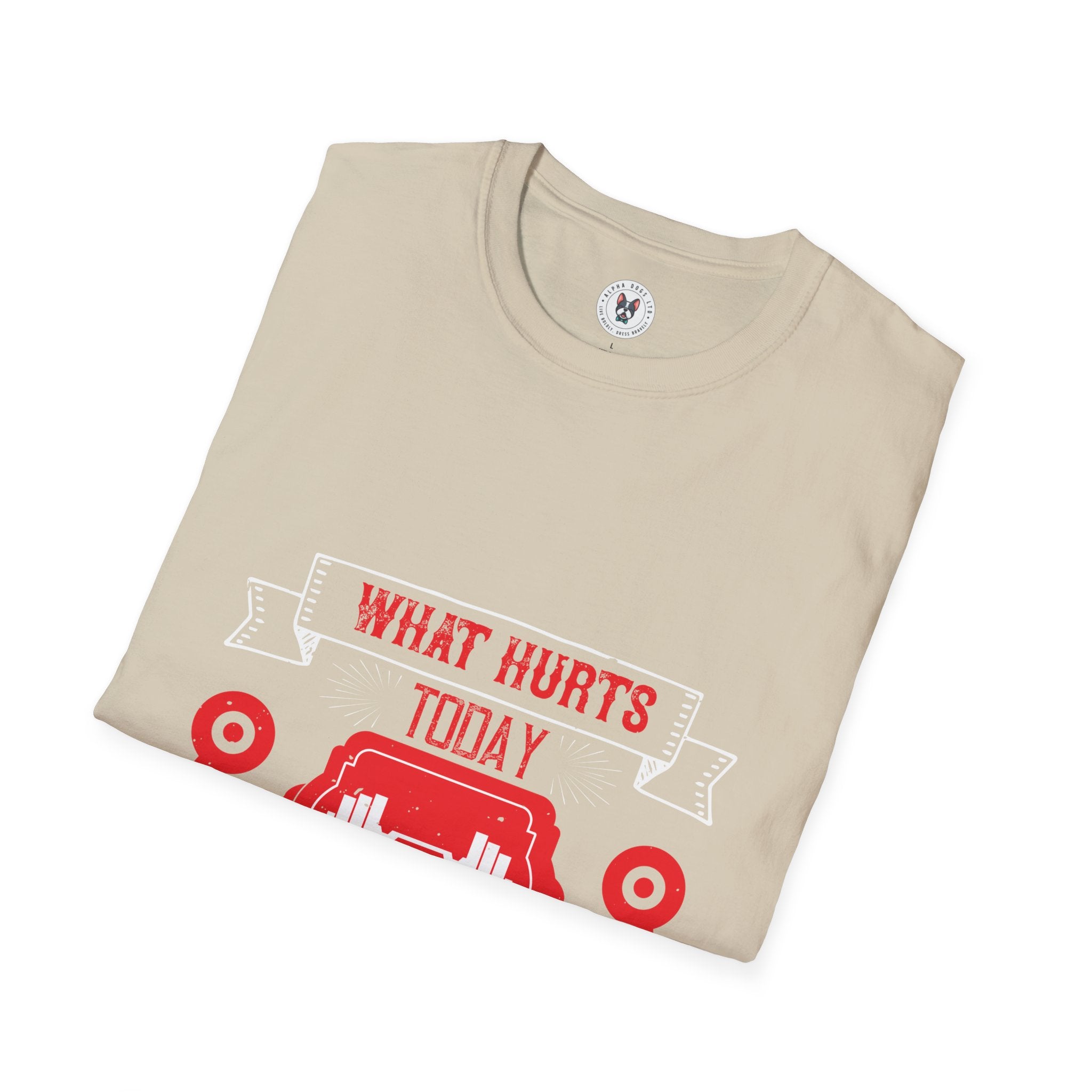 "What hurts today makes you stronger tomorrow" Unisex Soft style T-Shirt