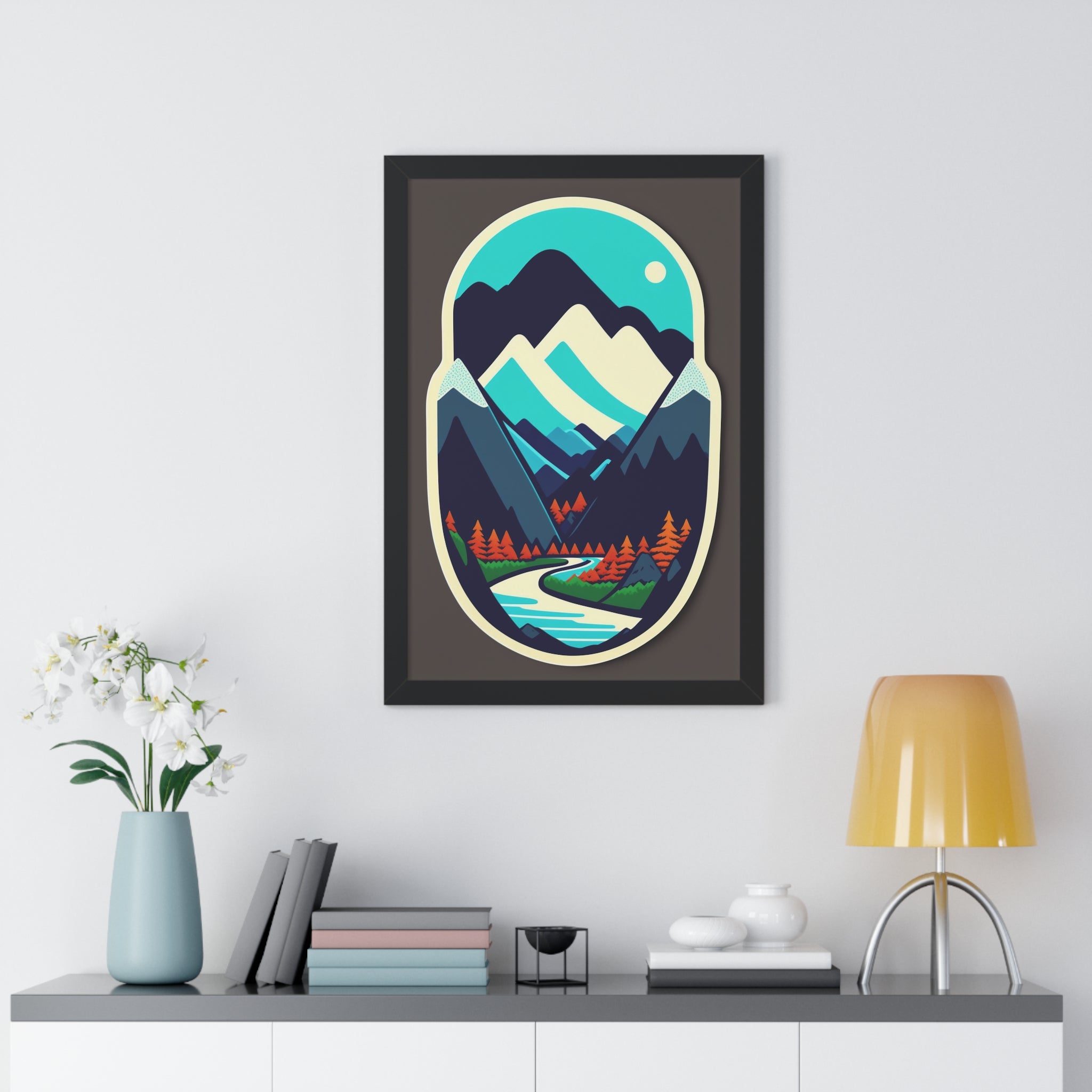 "BOHO" Framed Vertical Poster