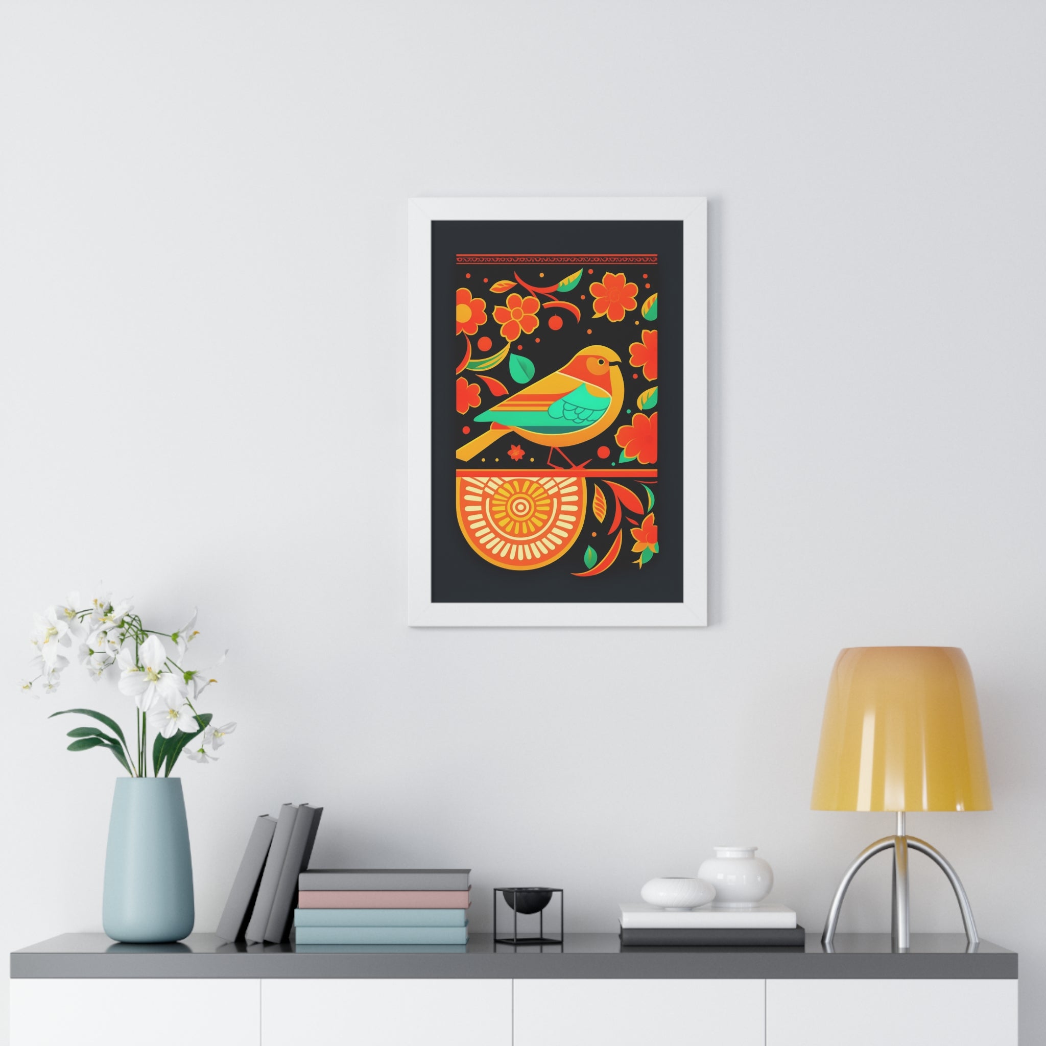 "BOHO" Framed Vertical Poster