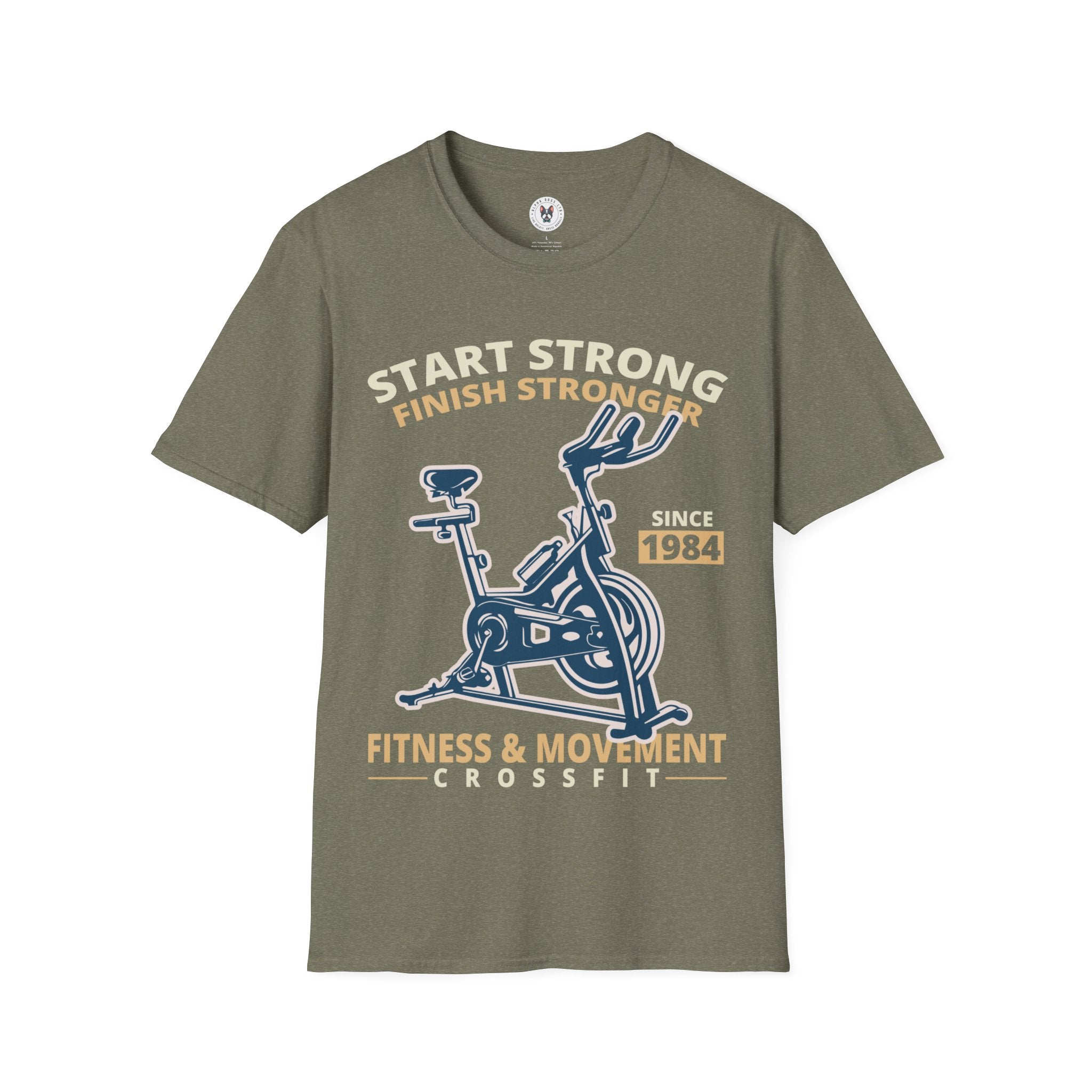 "Start Strong Finish Stronger" Unisex Soft style T-Shirt