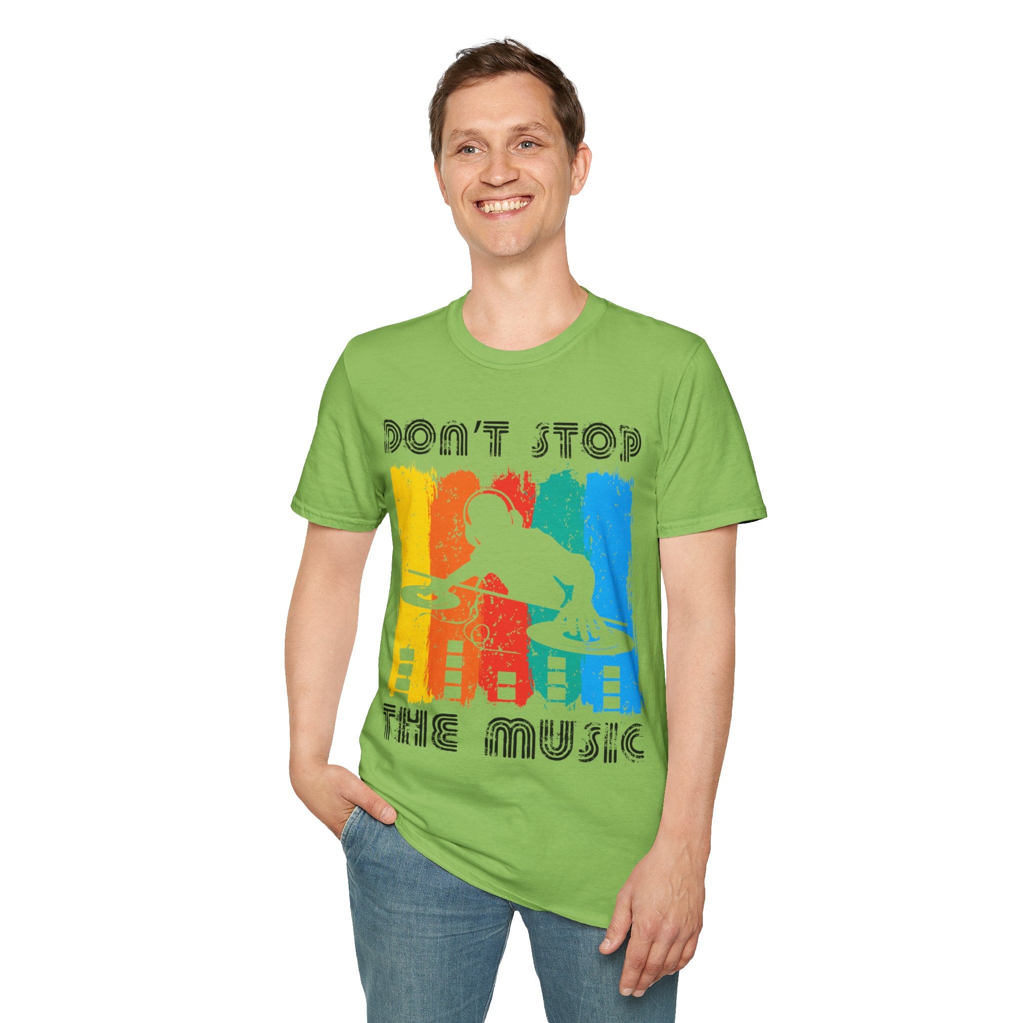 "Don't Stop the Music" Unisex Soft style T-Shirt