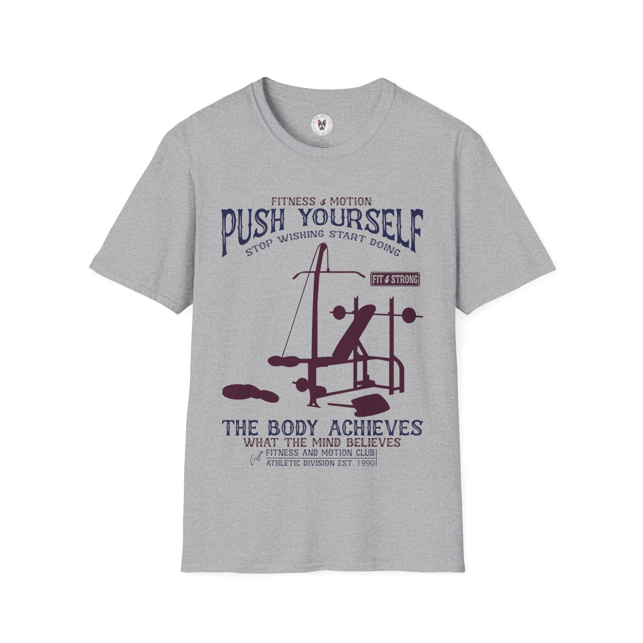 "Push Yourself" Unisex Soft style T-Shirt