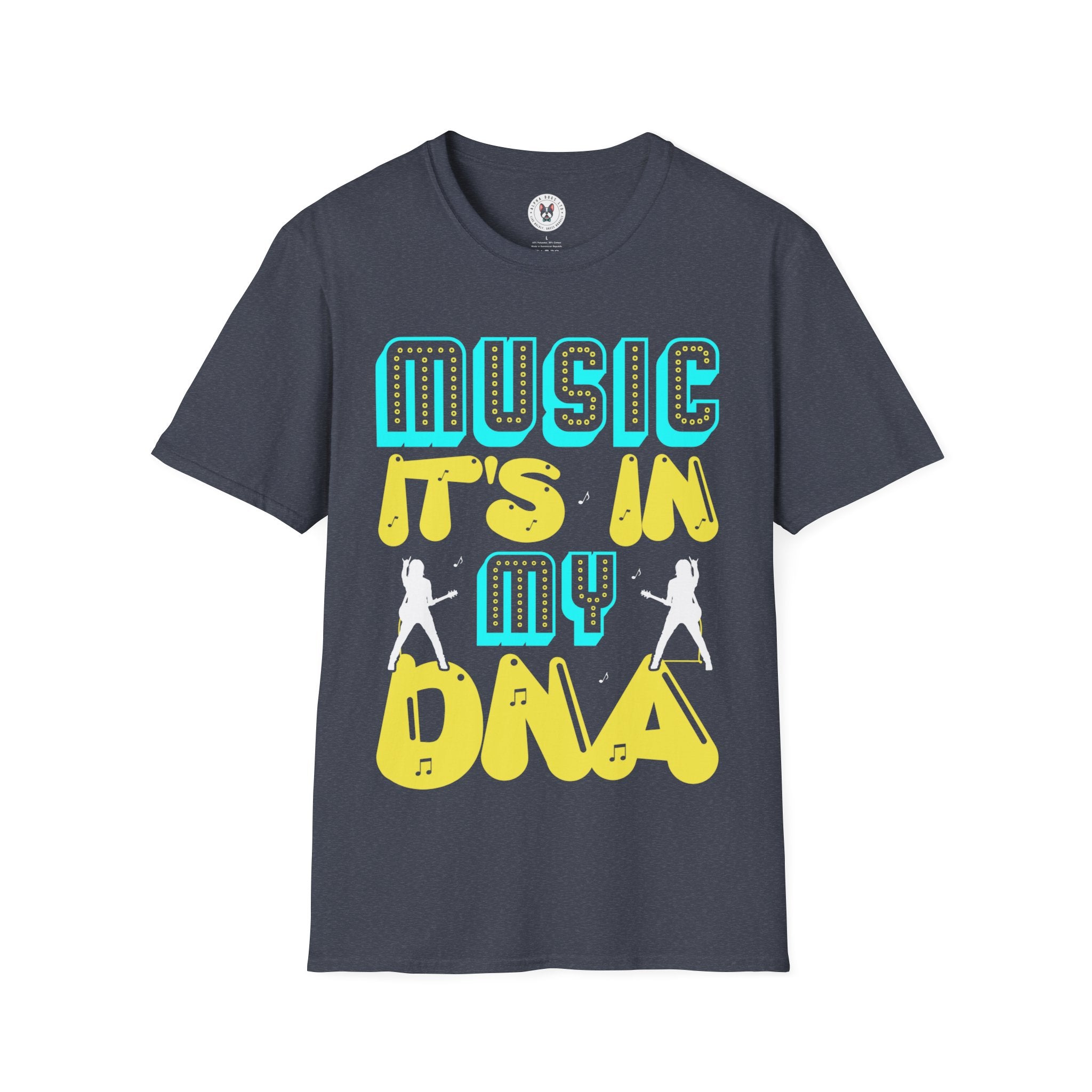 "Music Its In My DNA" Unisex Soft style T-Shirt