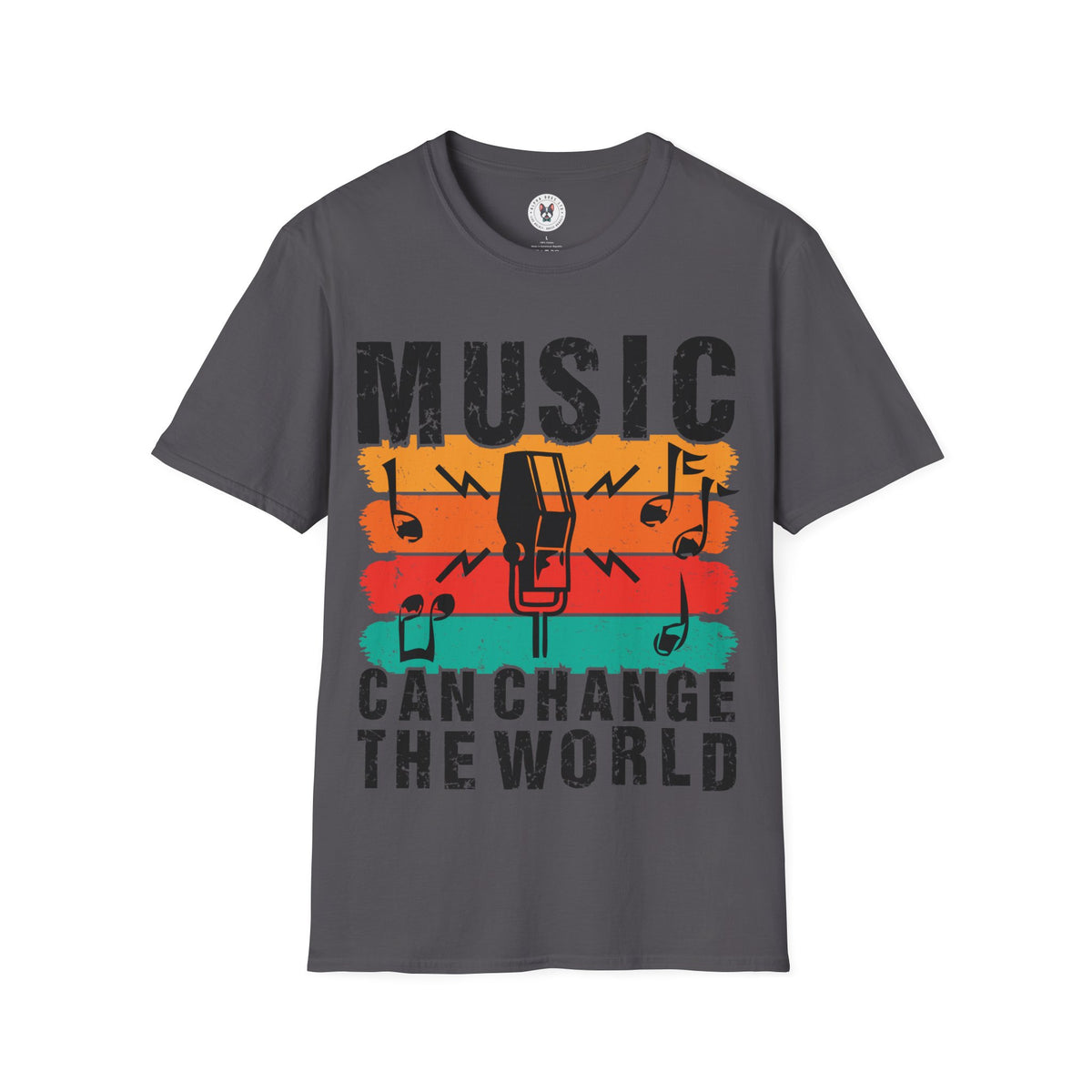 "Music Can Change The World" Unisex Soft style T-Shirt