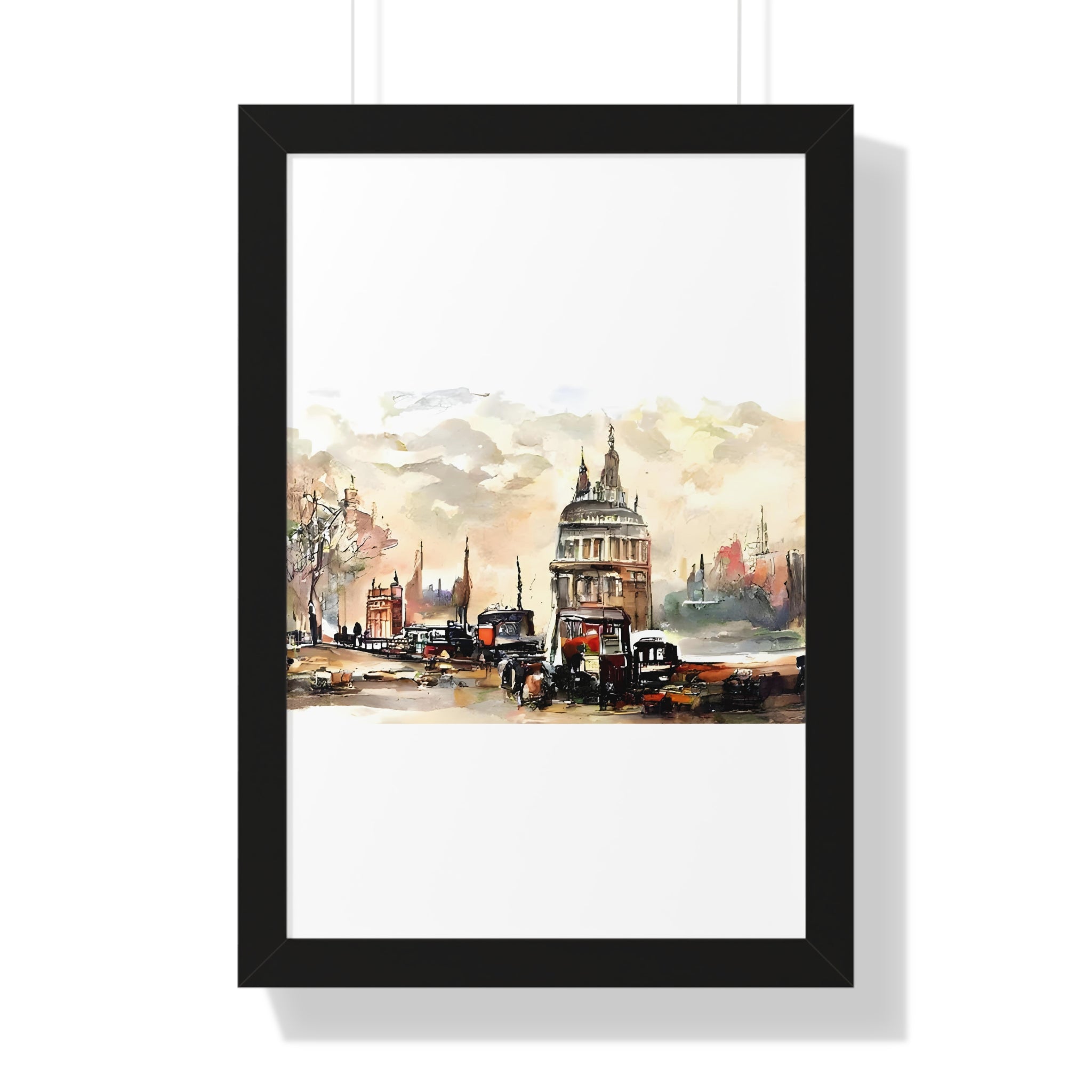 "ARCHITECTURE" Framed Vertical Poster