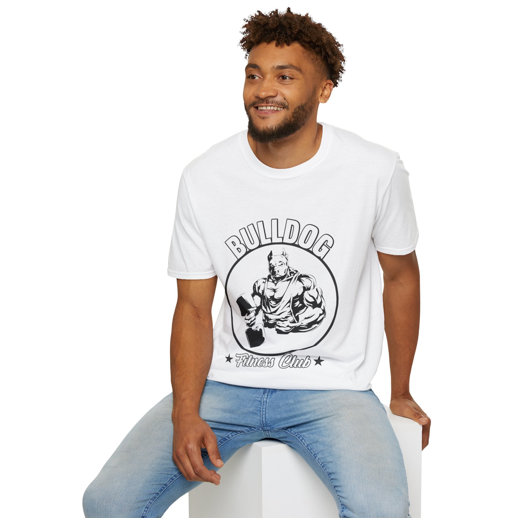 "BullDog Fitness Club" Unisex Soft style T-Shirt