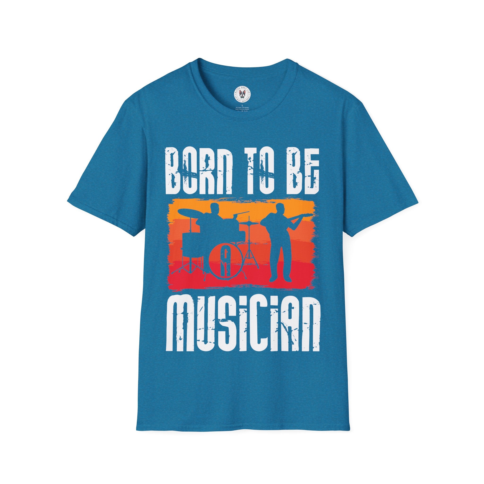 "Born To Be Musician" Unisex Soft style T-Shirt