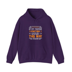 "BY THE PRICKING OF MY THUMBS SOMETIME WICKED THIS WAY COMES" Unisex Heavy Blend™ Hooded Sweatshirt