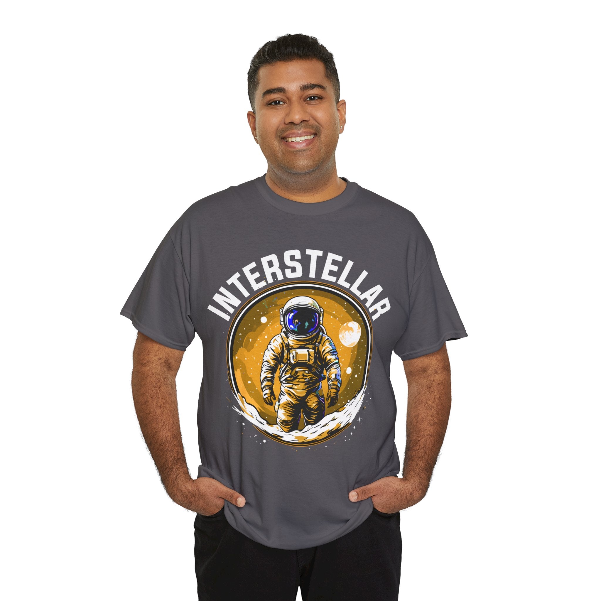 "Interstellar Astronaut" Unisex Heavy Cotton Tee